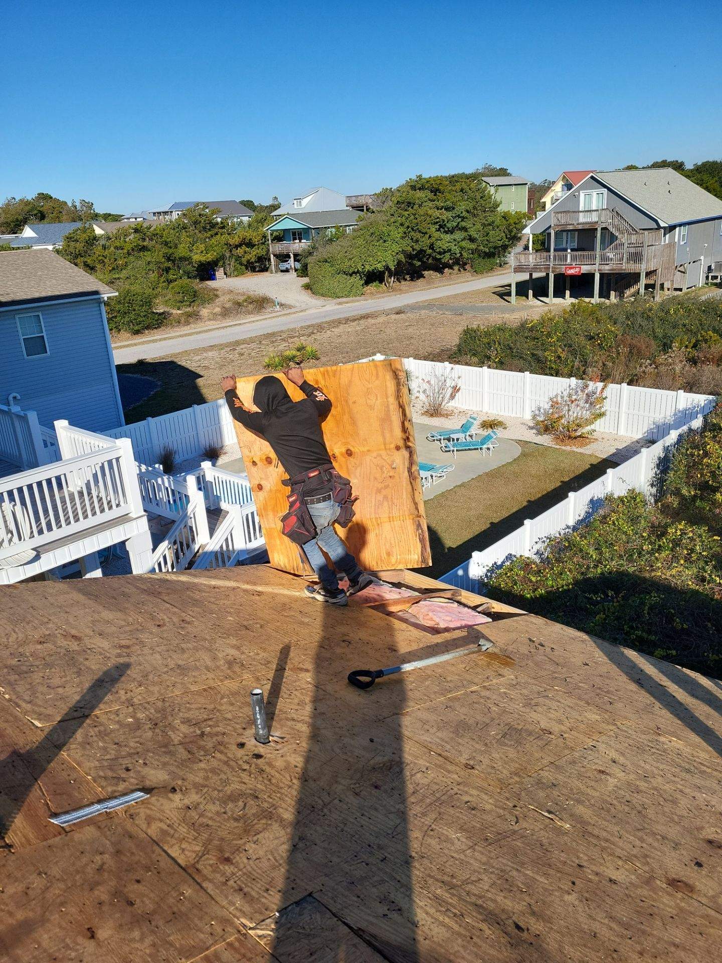 Residential Roof Install using CertainTeed DryRoof SA Underlayment by RGR Construction and Roofing, LLC