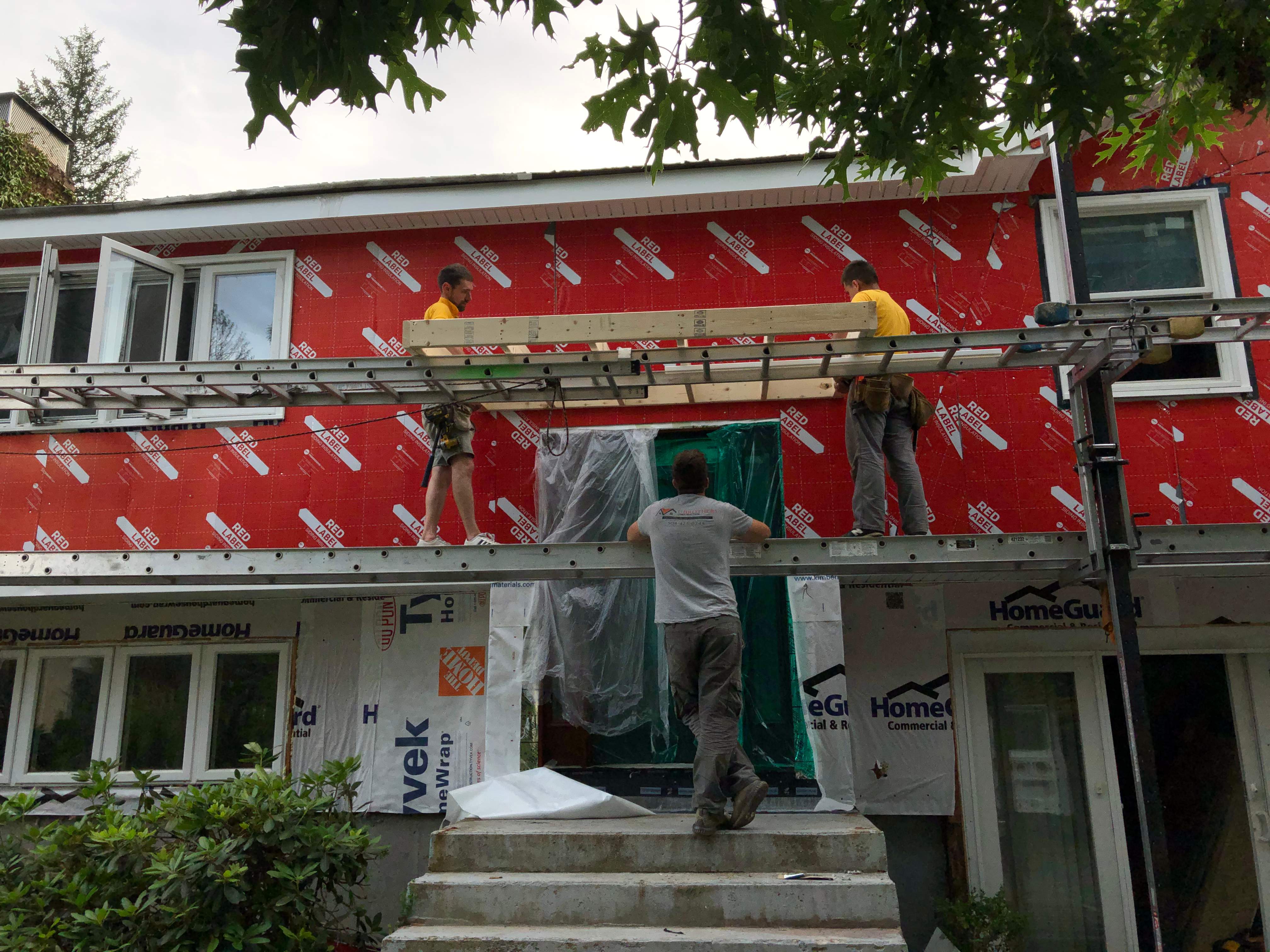 Siding Installation using James Hardie by UBrothers Construction