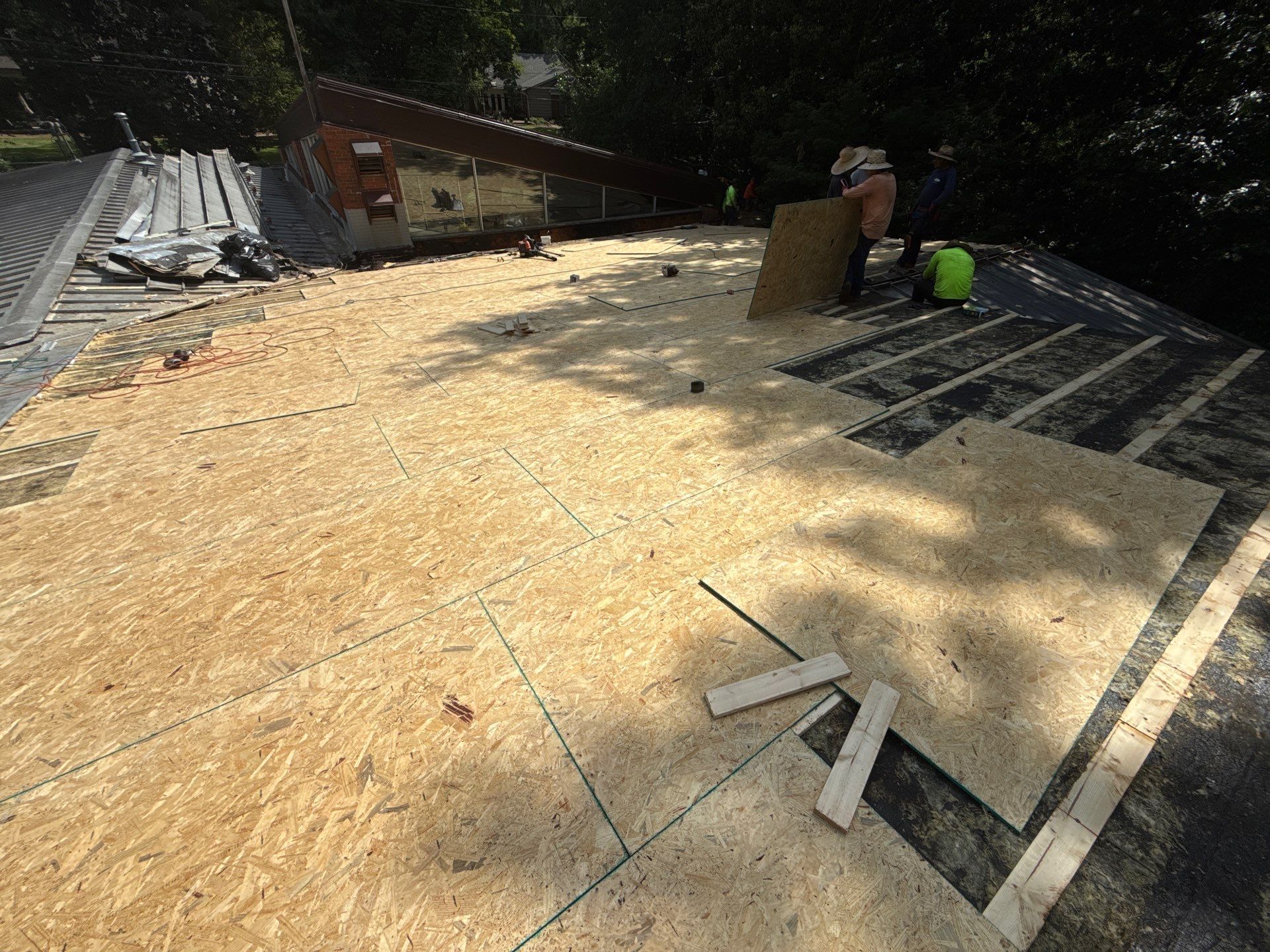 Residential Standing Seam Metal Roof and Membrane Replacement in Memphis by Revival Roofing Services