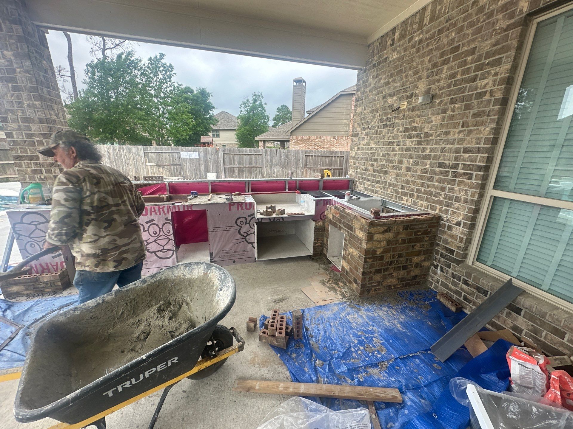 Summer Kitchen in Spring, TX by SophAlx LLC