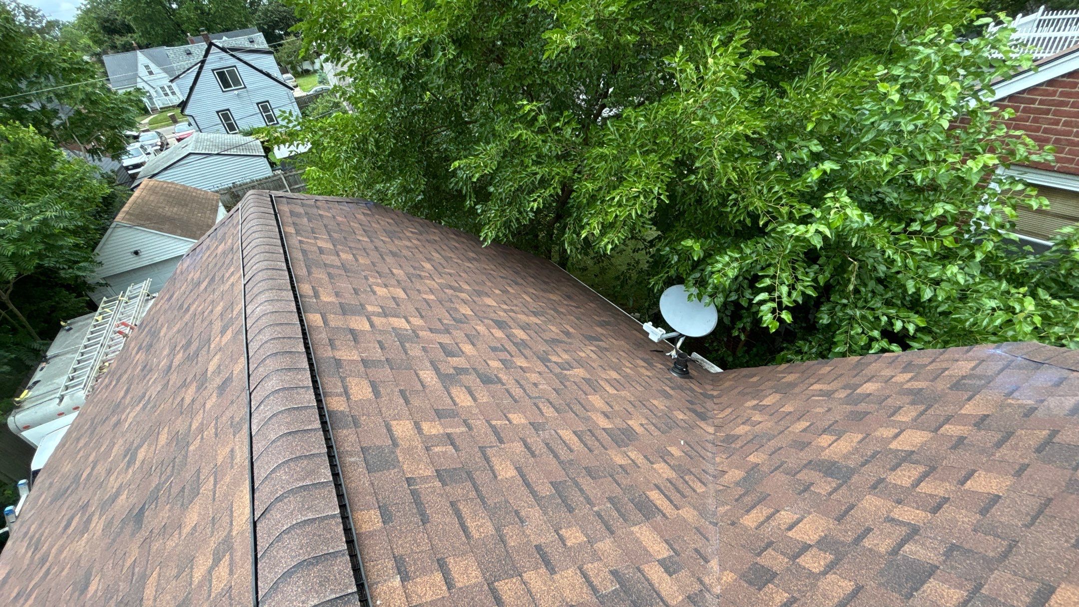 Roof Replacement using Owens Corning Brownwood by 180 Contractors