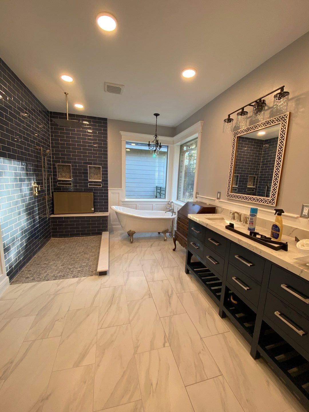 Patio, Bathroom Remodel by Houston Roofing & Construction
