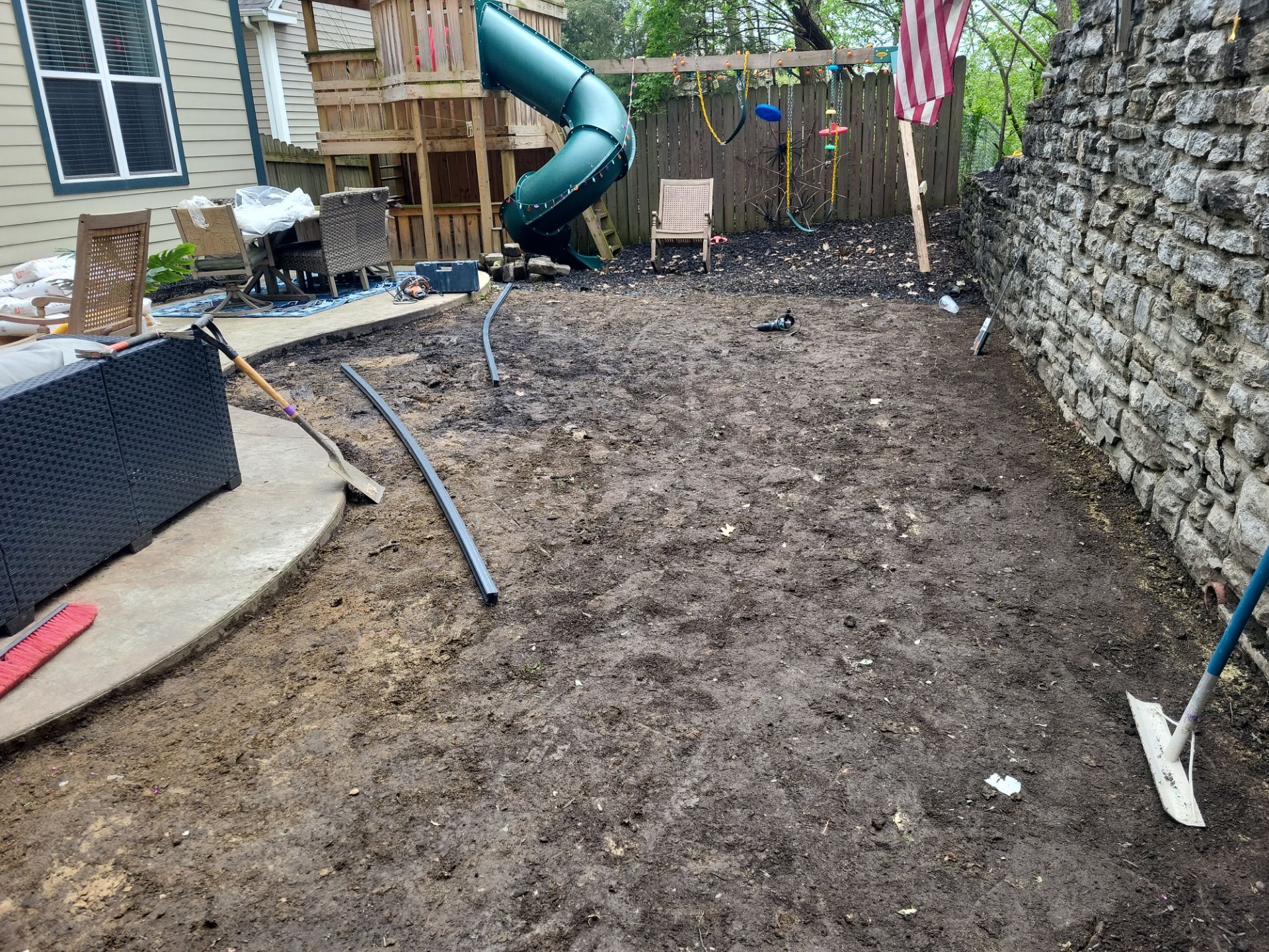 Cincinnati Artificial Turf Installation for Residential Padded Lawn by Southwest Greens Midwest
