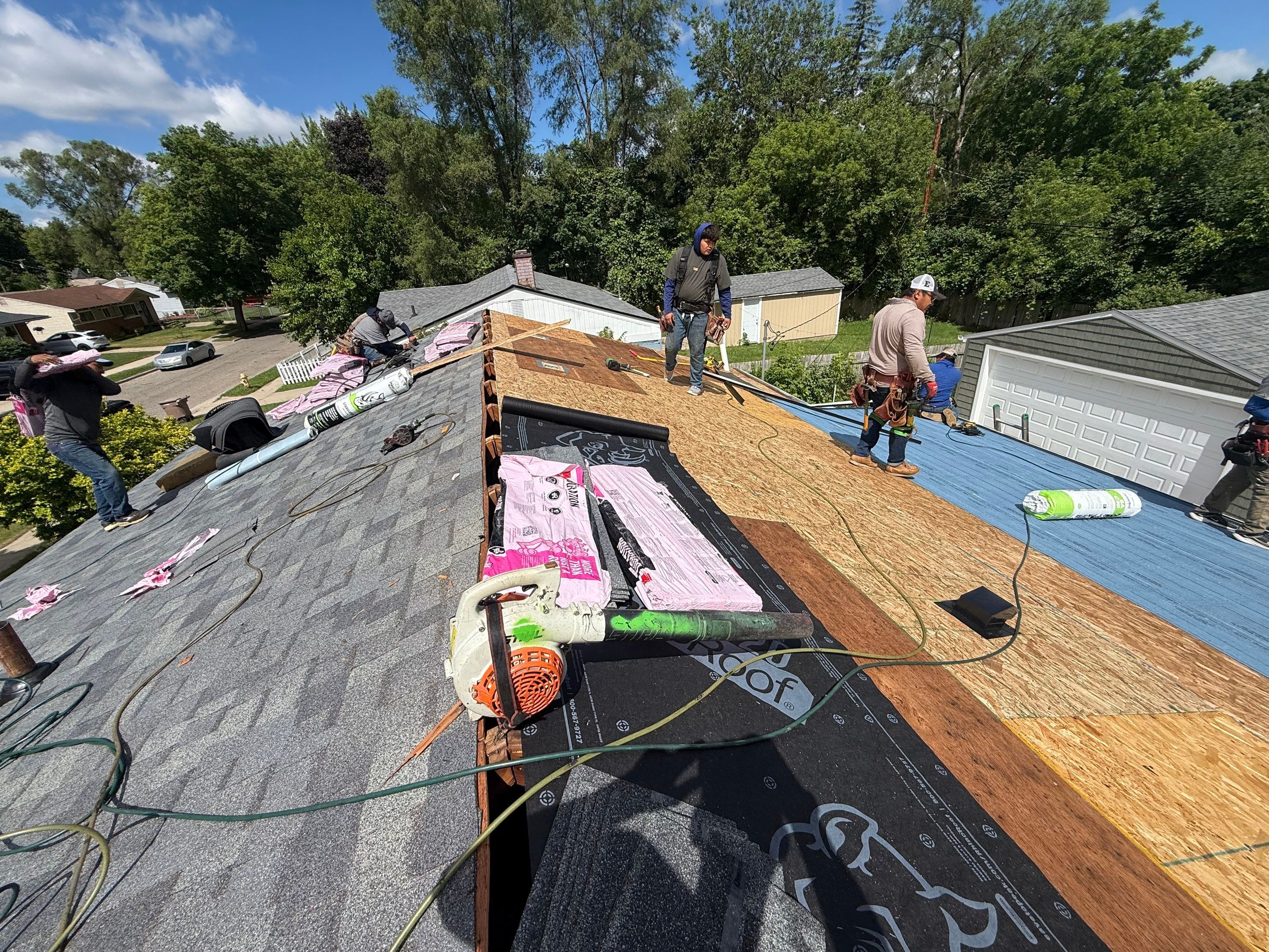 Roof Replacement using Owens Corning Tru Definitions by 180 Contractors