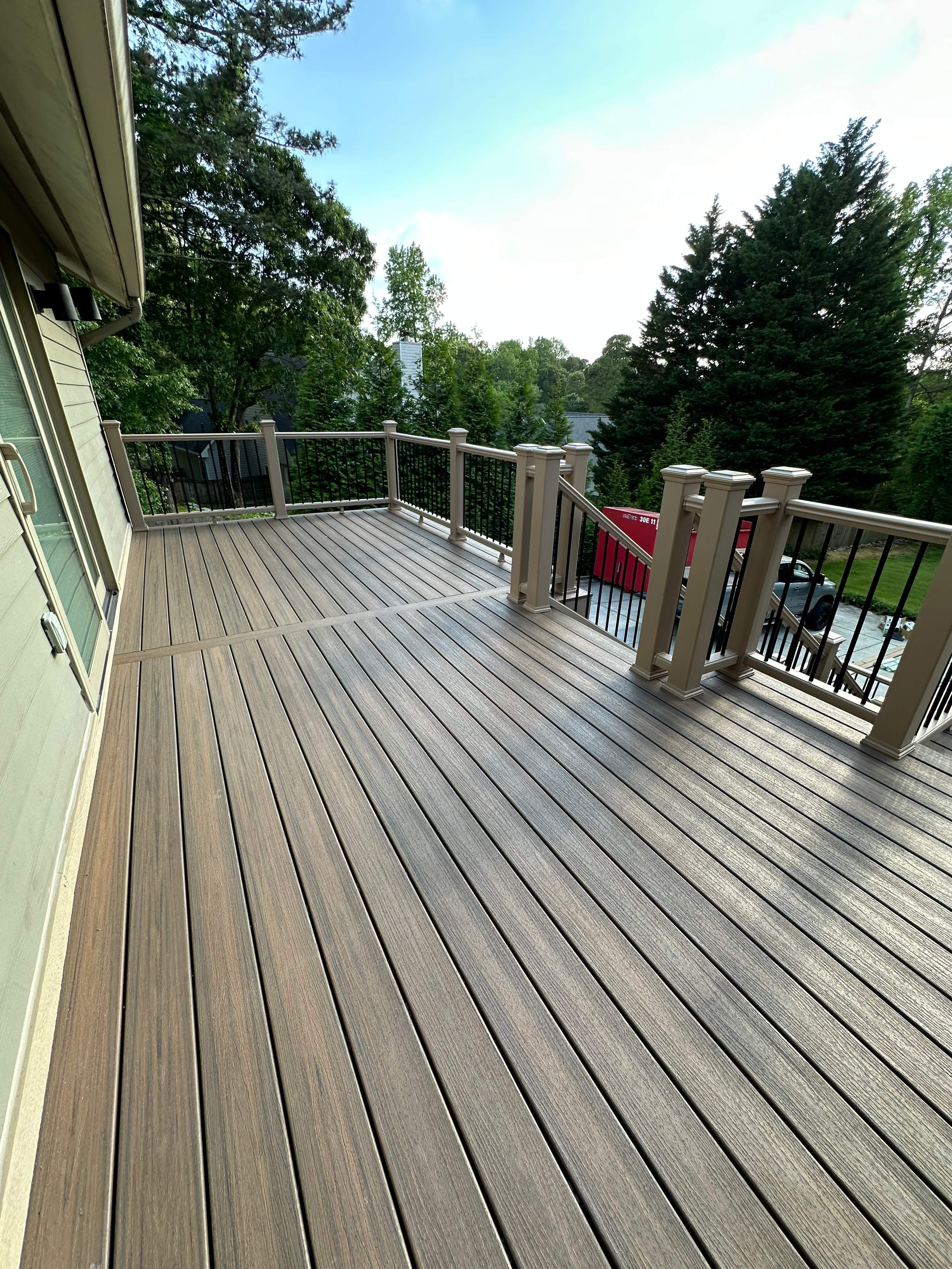 Dewey Deck Rebuild with Awning in Buford by Craftsman Deck Builders