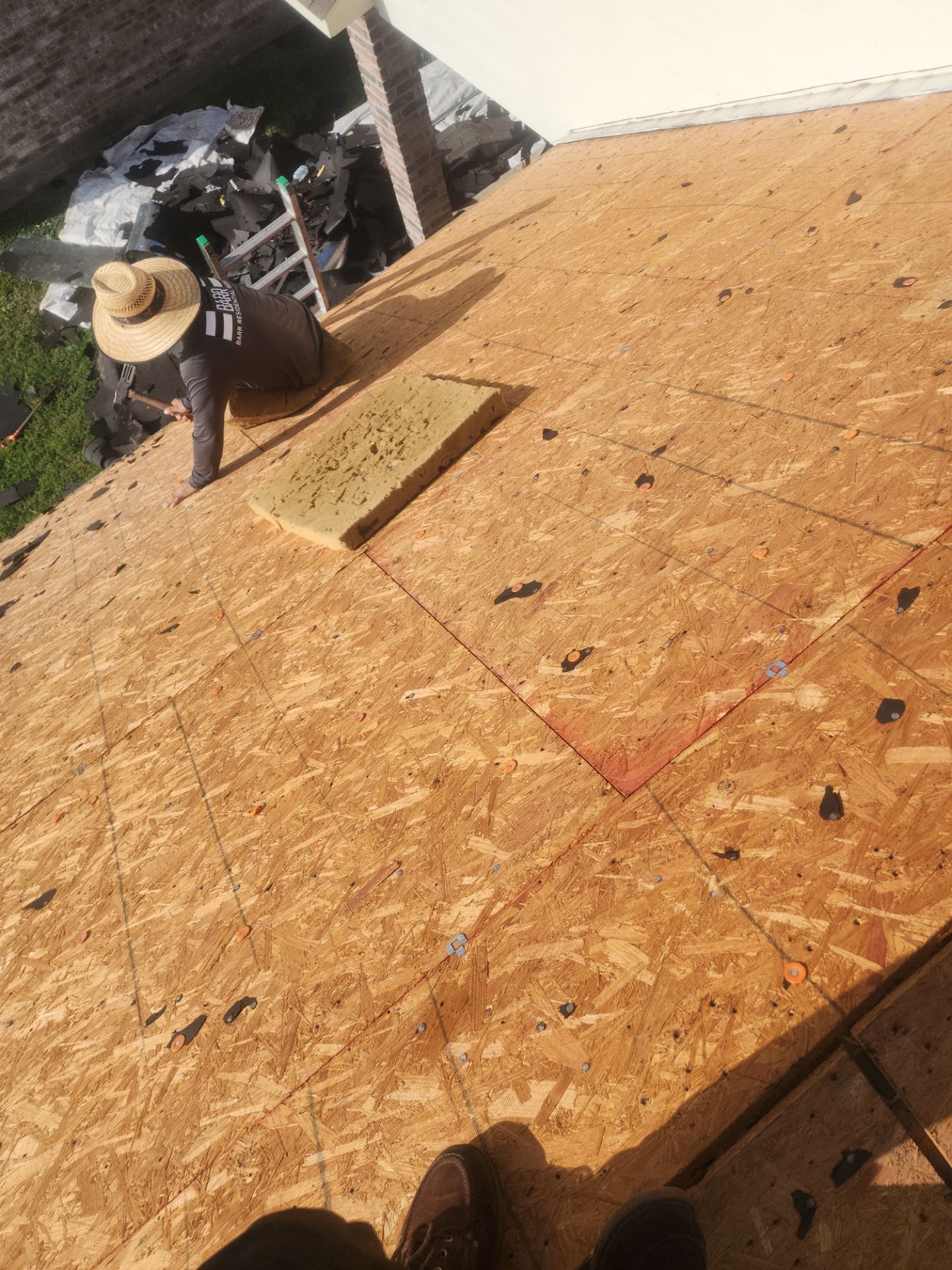 Residential Roofing Installation using Owen's Corning Duration (Lifetime) Shingles by Roof Repair Company