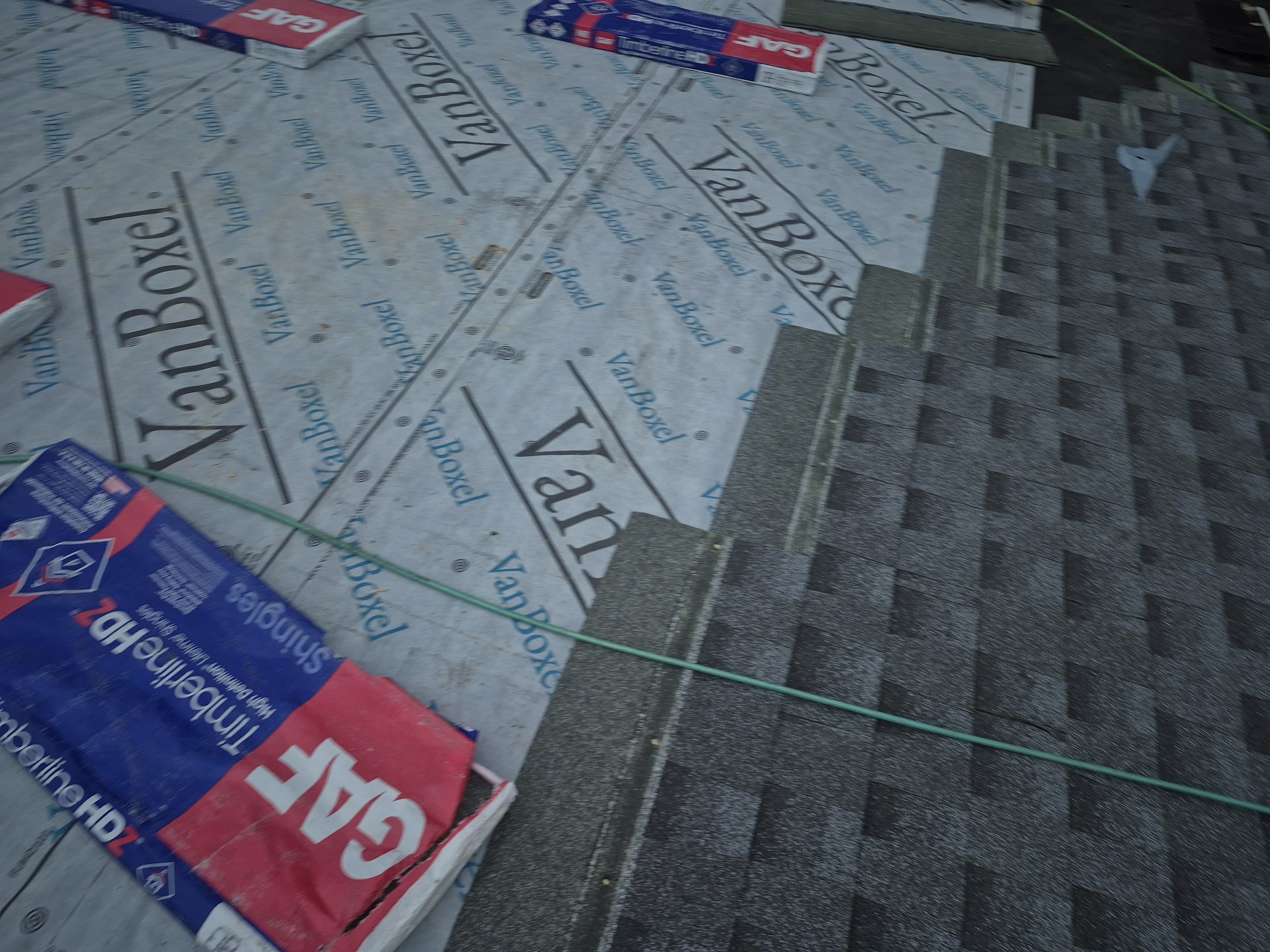 Residential Roofing Installation using GAF Timberline HDZ Pewter Gray by Rainstoppers Roofing