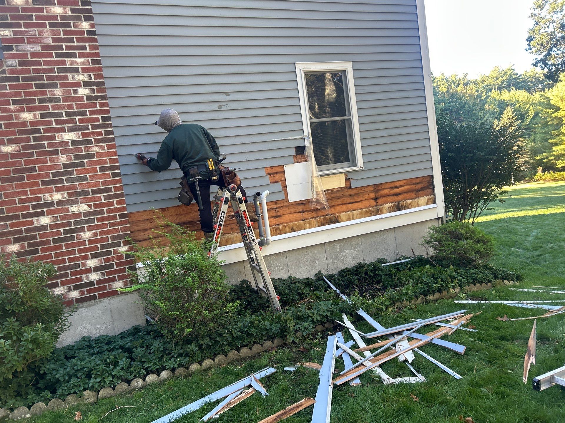 Clapboard, Trim & Gutter Replacement – Groton, MA by Mighty Dog Roofing of Greater Middlesex County
