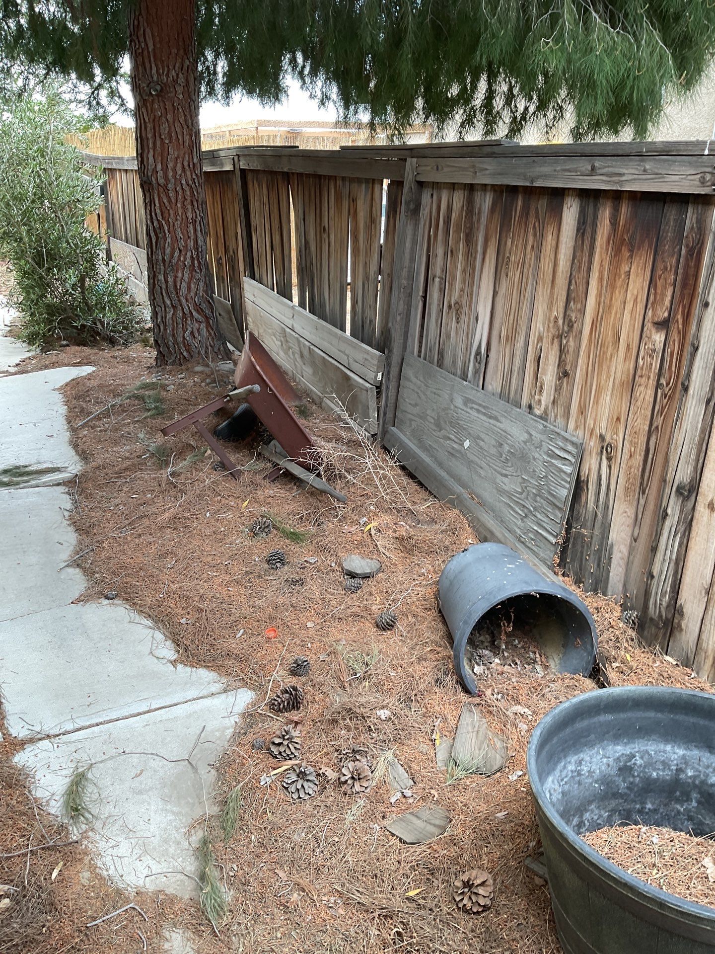 Fence Repair using Vinyl by Fence Guys Inc. 