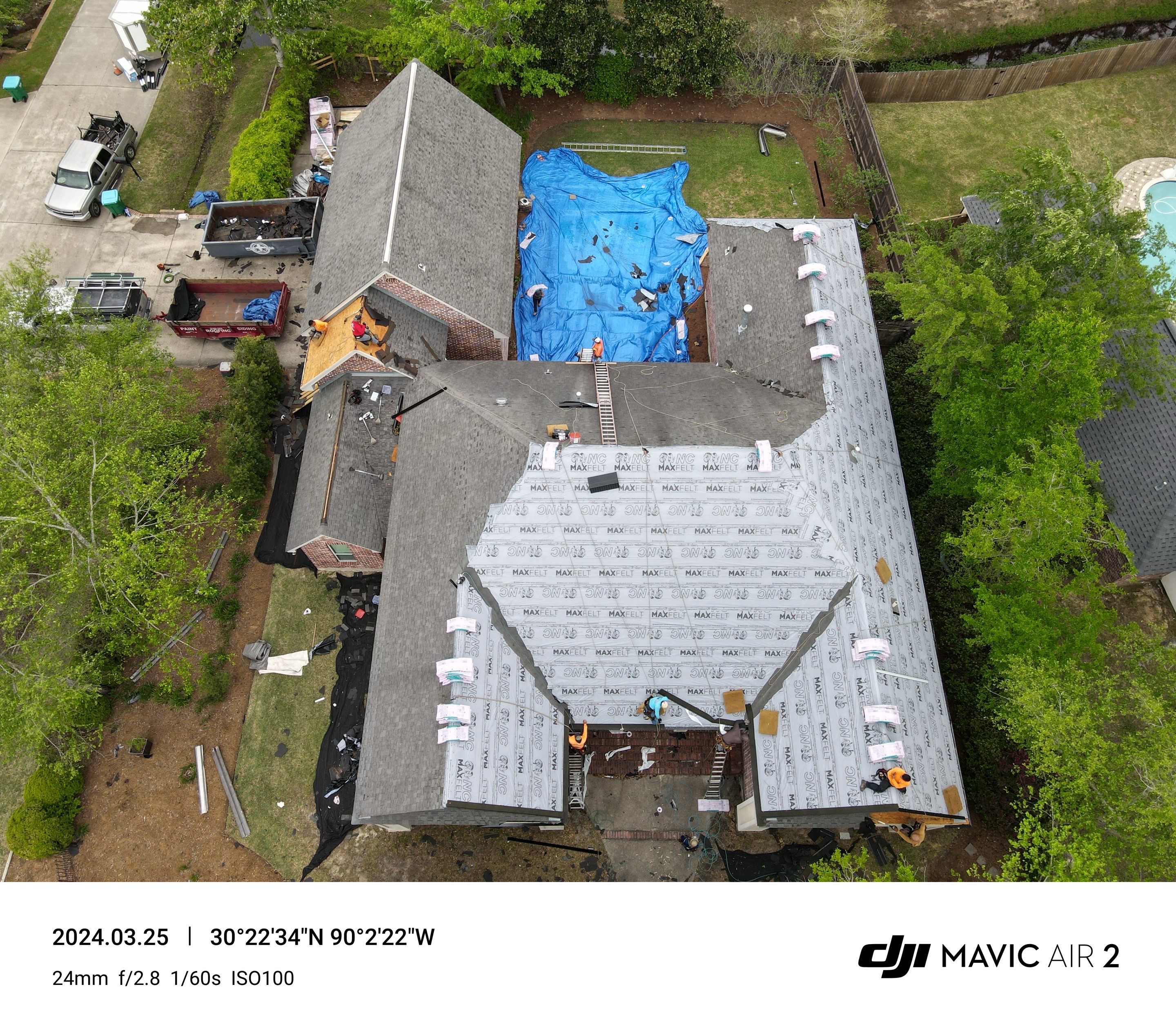 IBHS Fortified Residential Roofing Installation using Owens Corning TruDefinition Duration Onyx Black Laminated Architectural Roof Shingles by Bergens Roofing