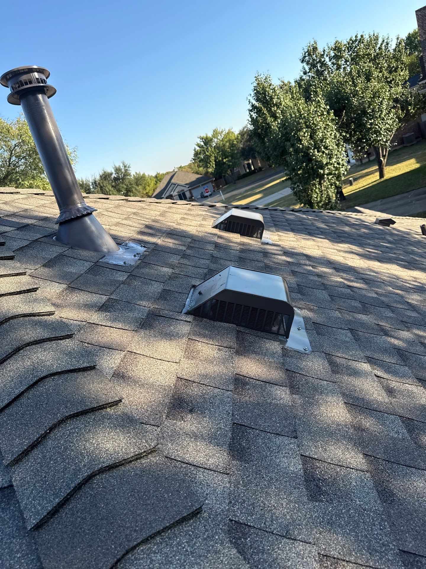 Residential Roof Replacement using GAF - HDZ - Weathered Wood by Action Exteriors Austin