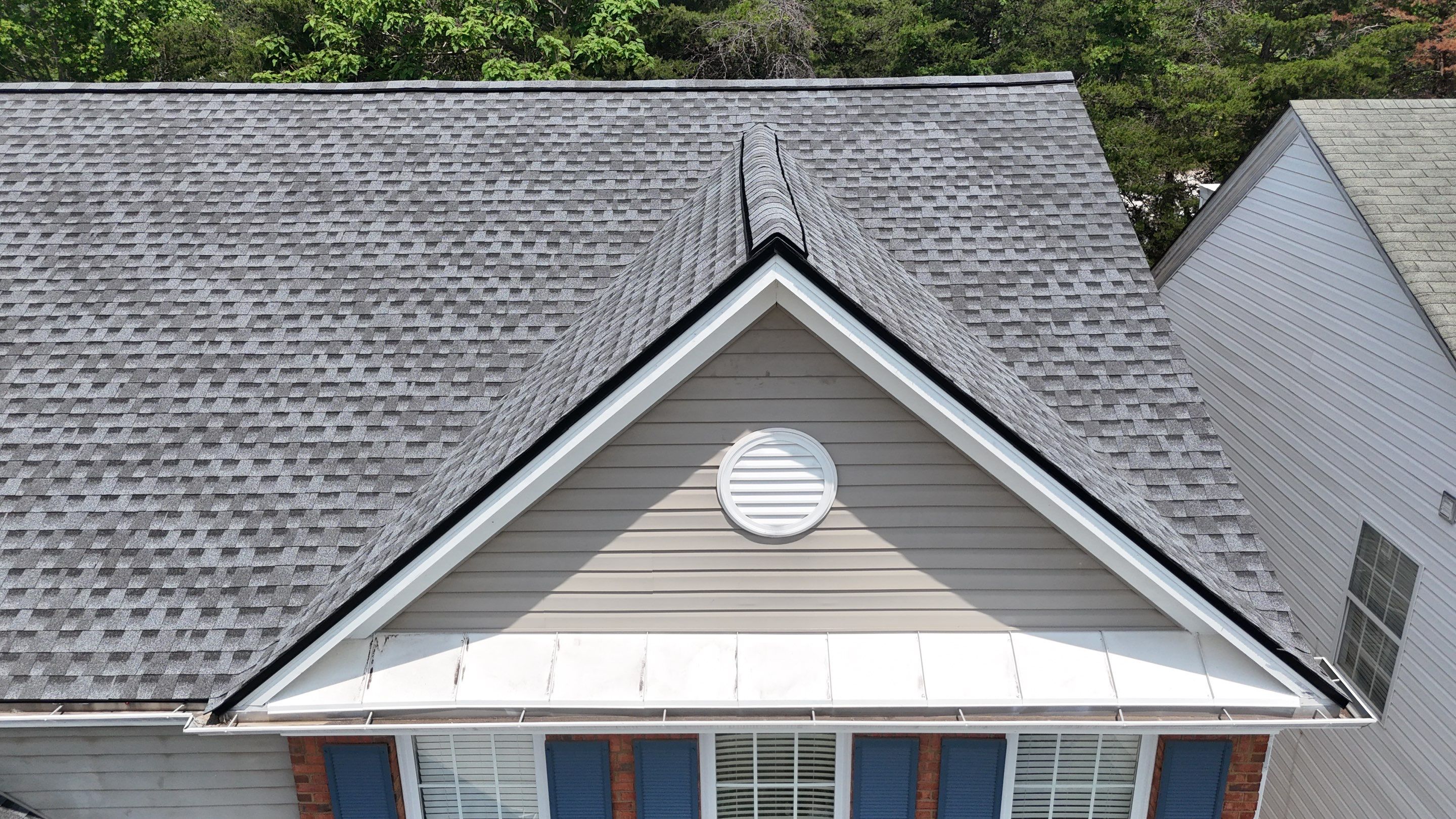 Alpharetta, GA Roof Replacement GAF Timberline HDZ Pewter Gray by Reset Roofing