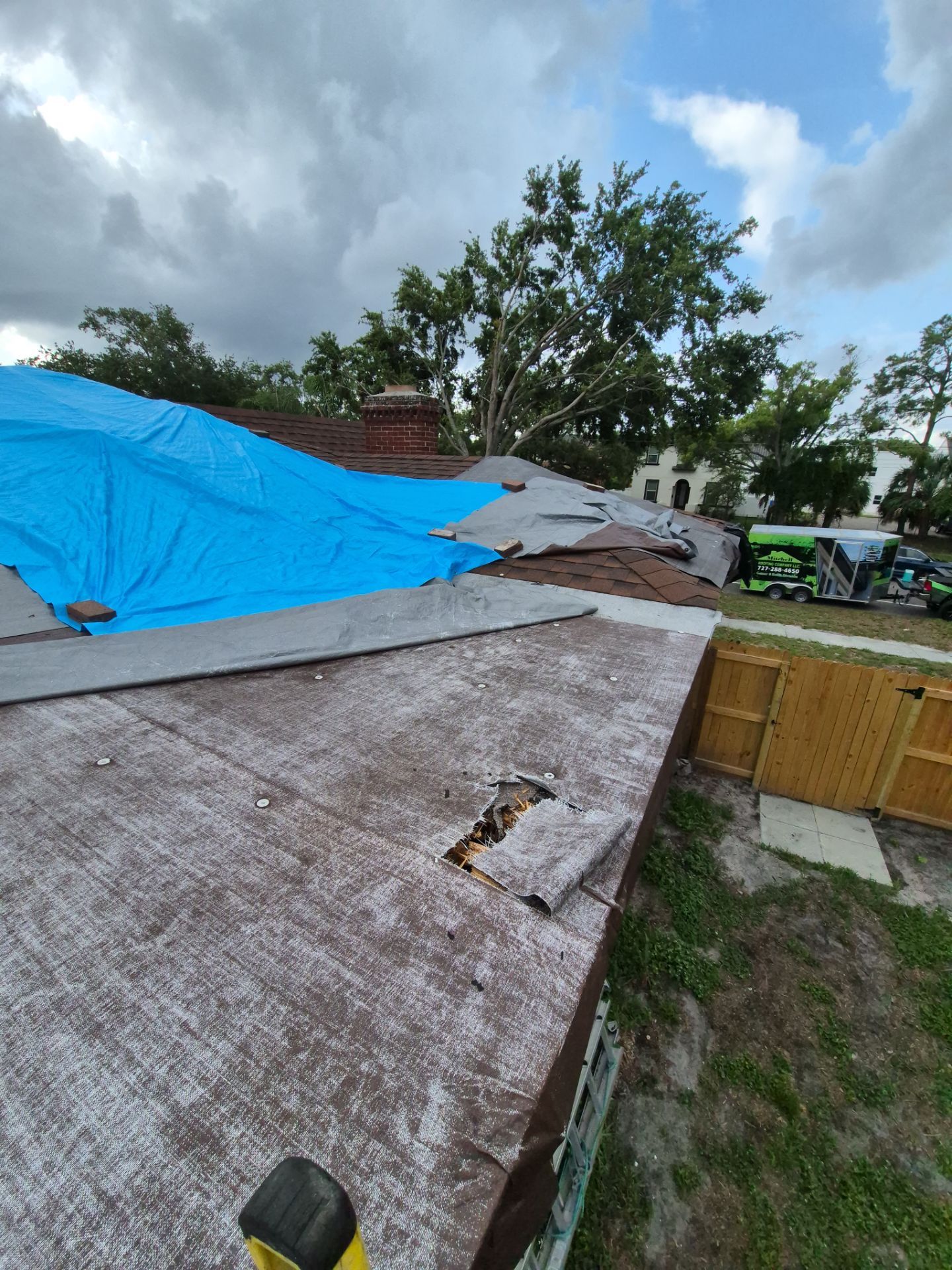 Project in St. Petersburg 33713 by Mitchell Roofing Company LLC 
