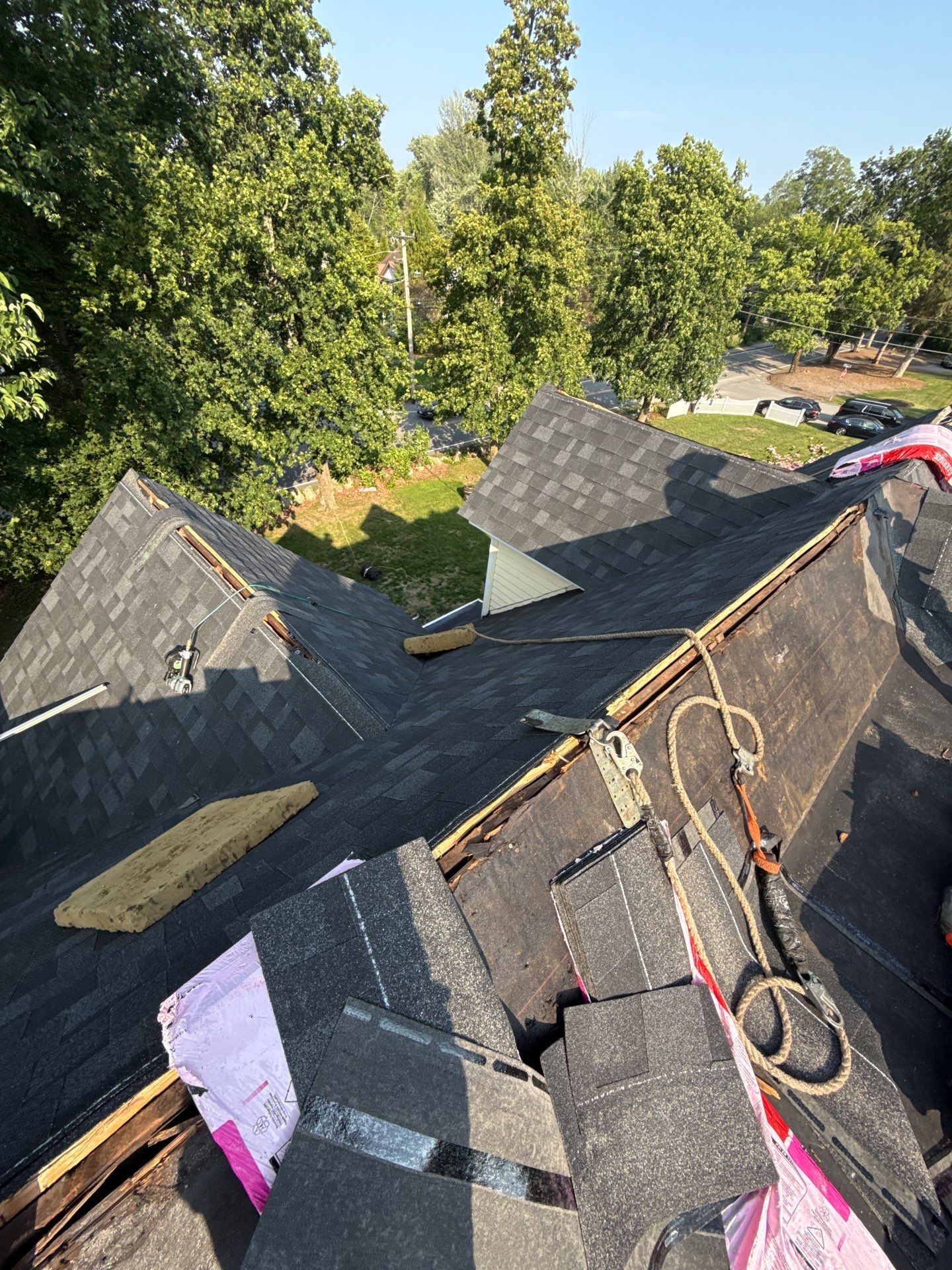 Full Roof Replacement & EPDM Restoration – North Andover, MA by Mighty Dog Roofing of Greater Middlesex County