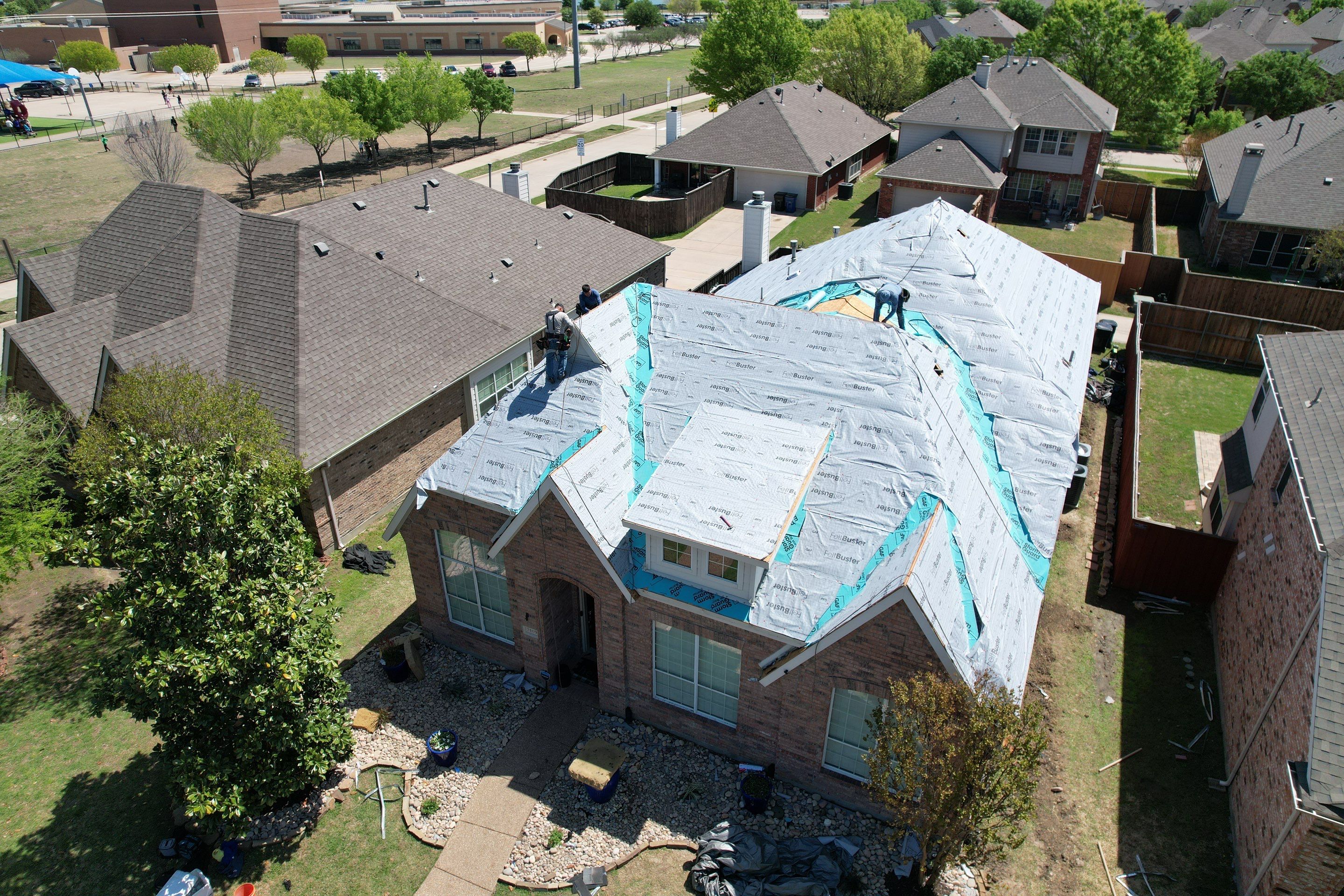 Project in Frisco by Zeus Exteriors