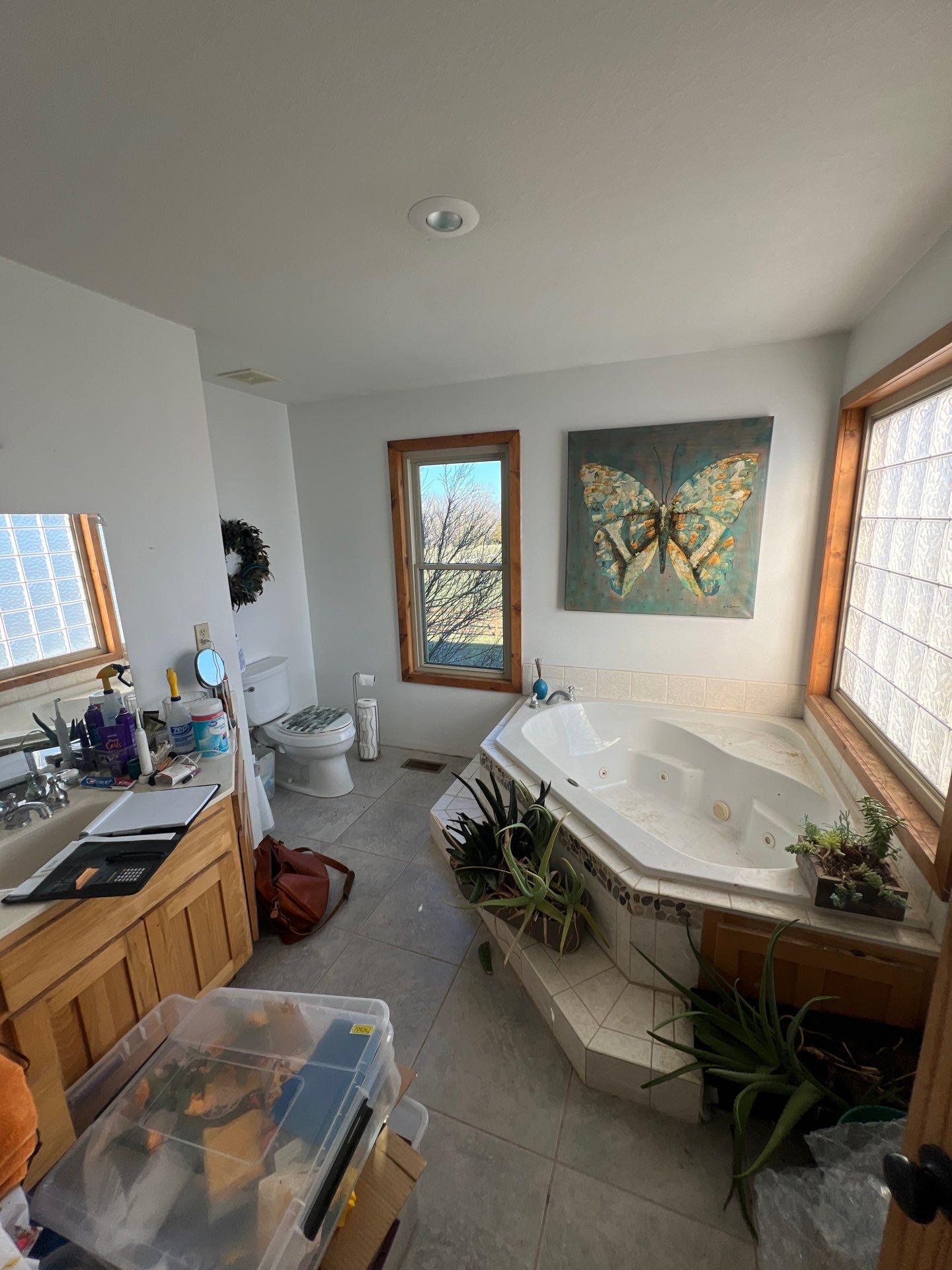 Bathroom Remodel using Shower Base by The Shower Company