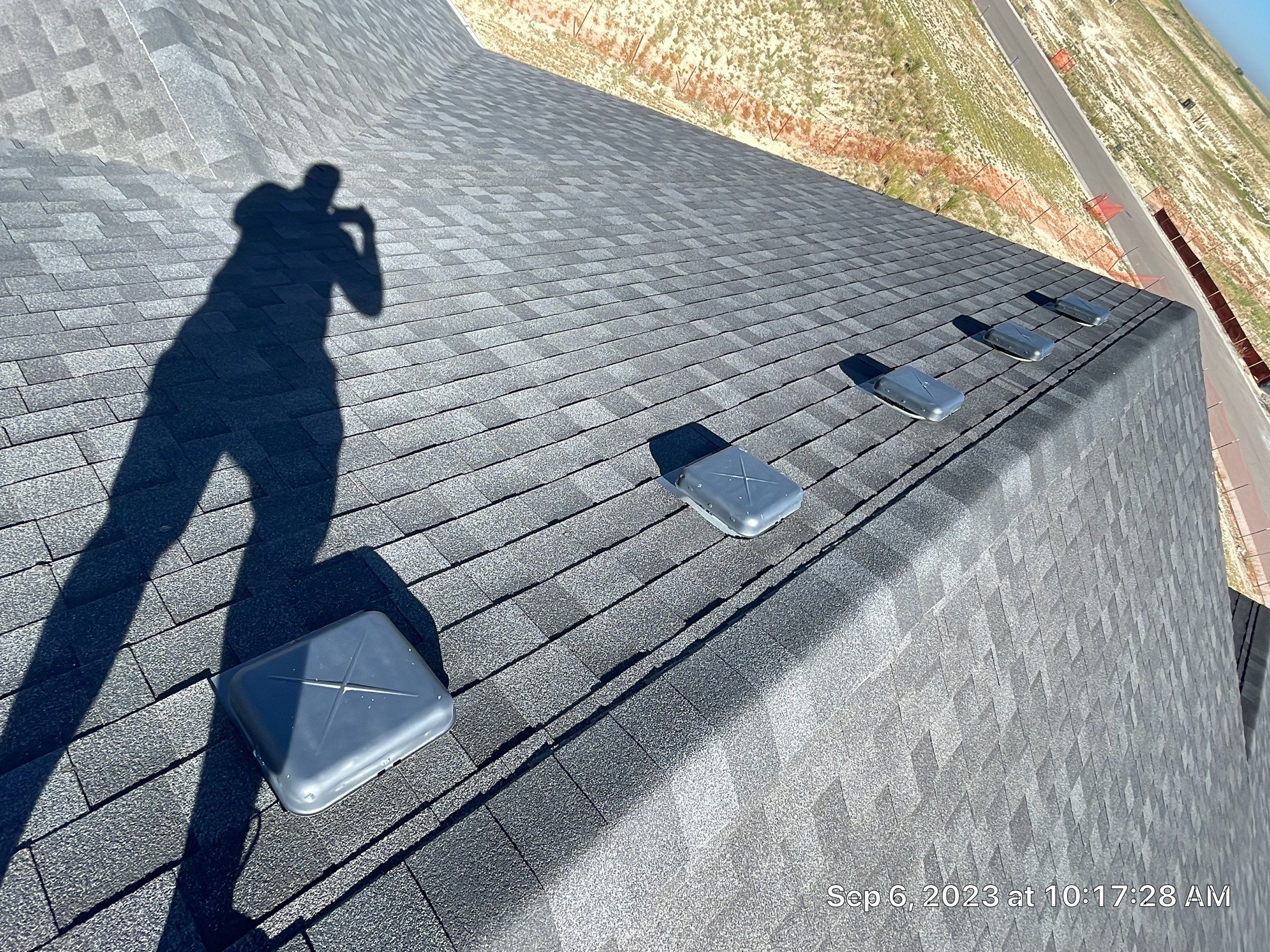 Residential Roofing Installation using Atlas Pinnacle Impact Black Shadow by Blue Peaks Roofing LLC 