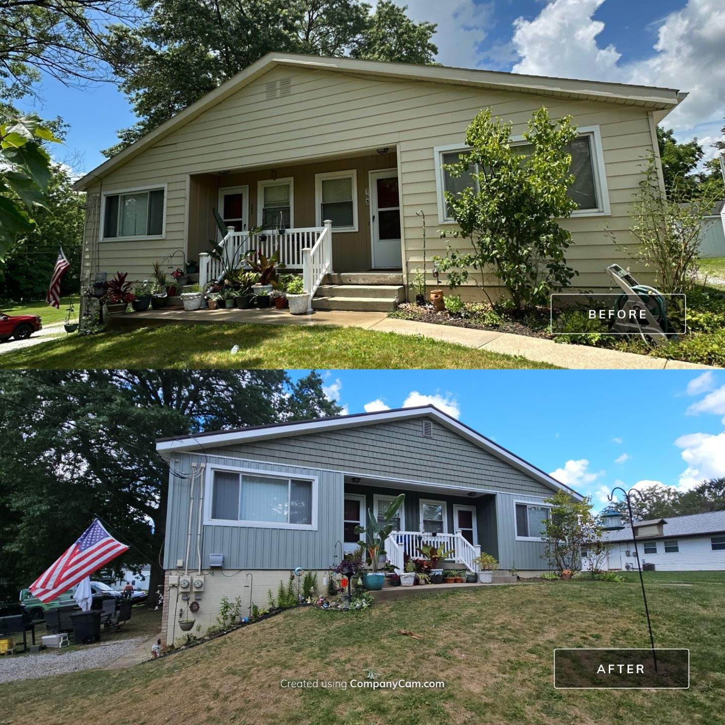 Complete Siding Replacement and Exterior Transformation in Lodi, Ohio by Cornerstone Roofing And Siding