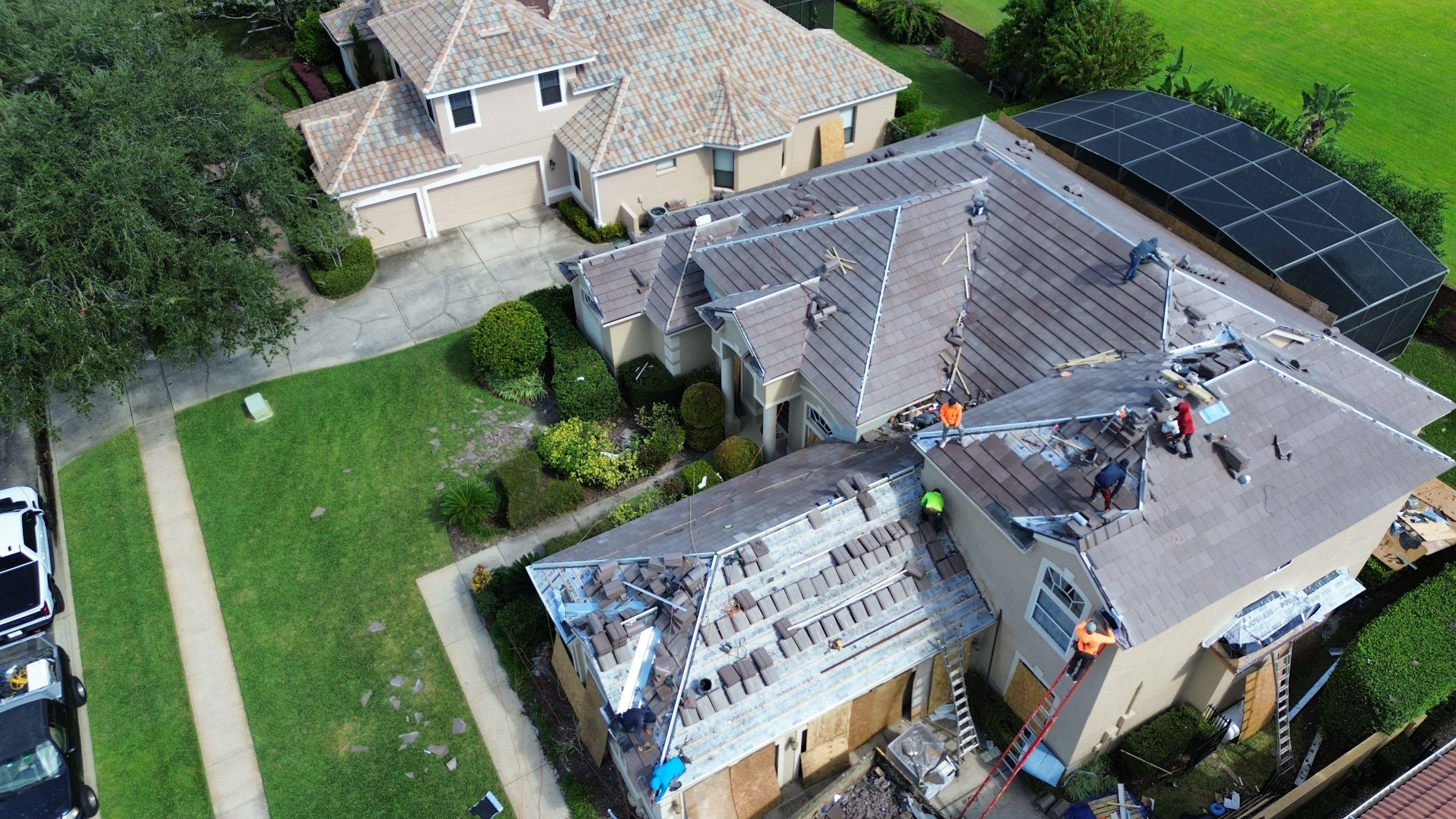 Full Concrete Tile Roof Replacement with Polyglass Underlayment in Orlando by Fortified Roofing Solutions Corp.