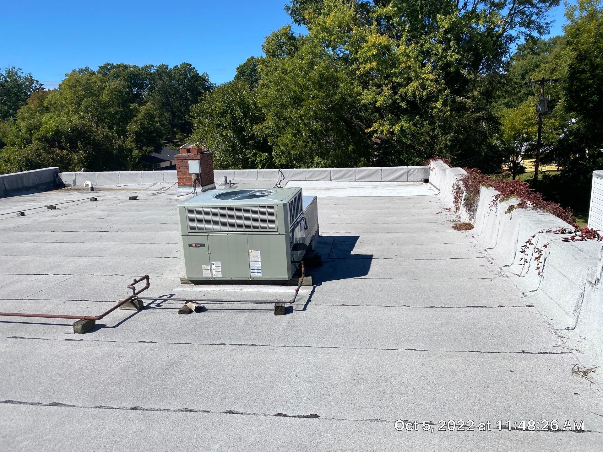 Commercial Roof Restored by Just In Time Roofing and Restoration