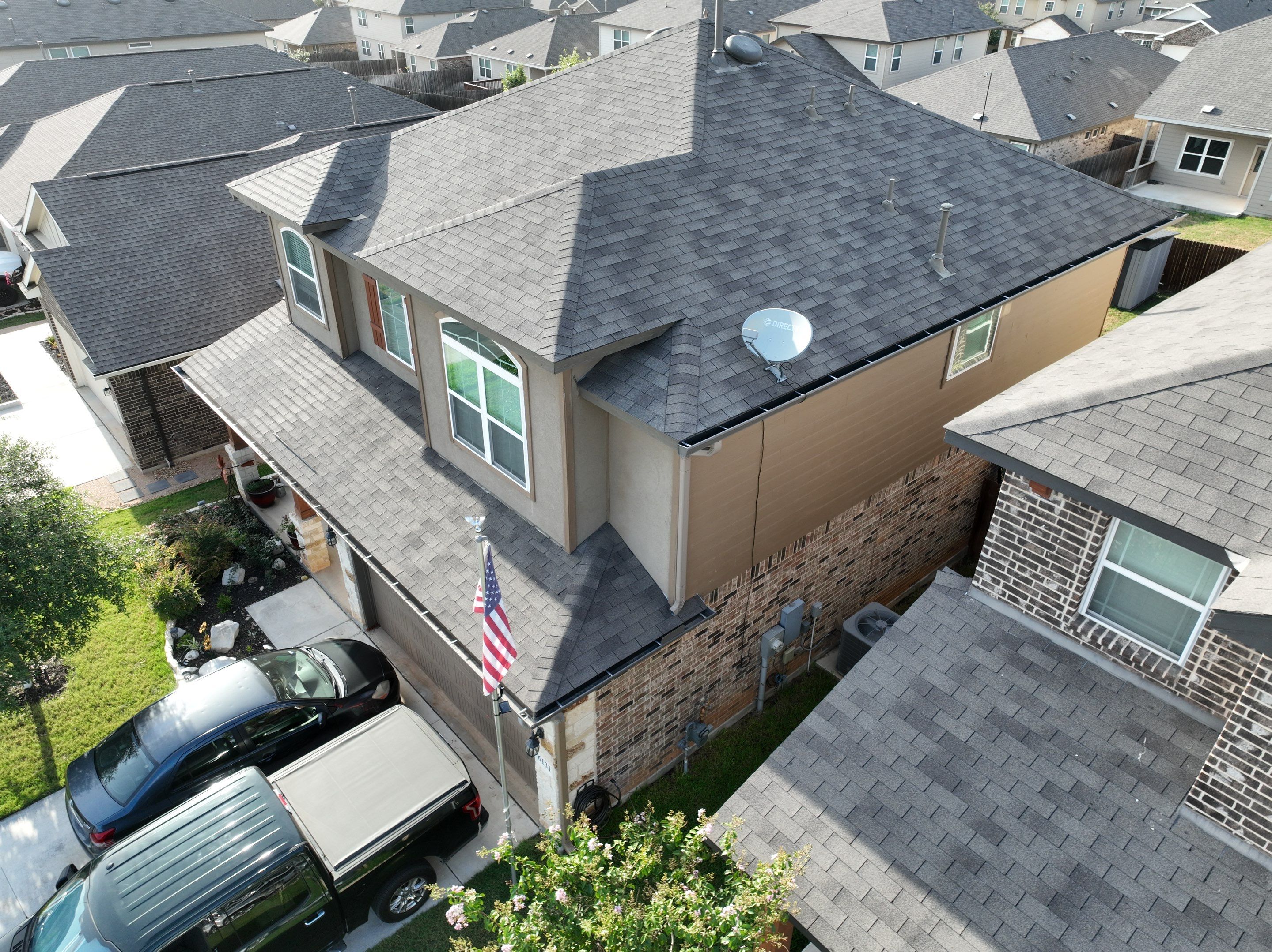 Residential Roofing Installation using Owens Corning 30 year Architectural Shingles by Premier Roofing and Contracting