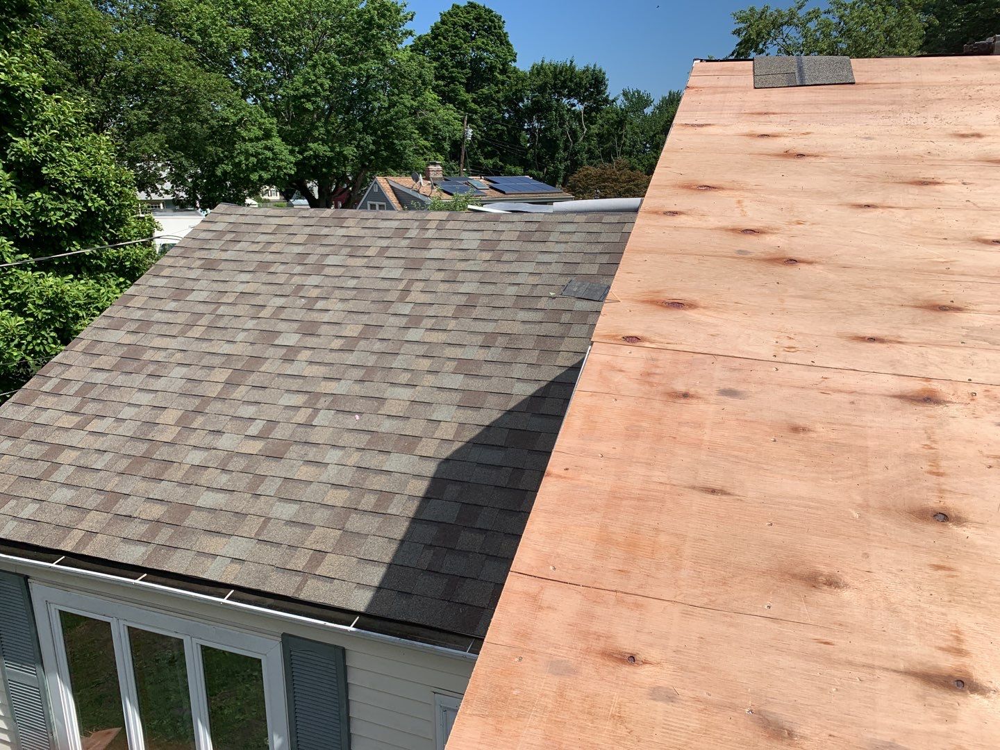 Residential Roofing Installation using Owens Corning Duration Driftwood by A Plus Exterior