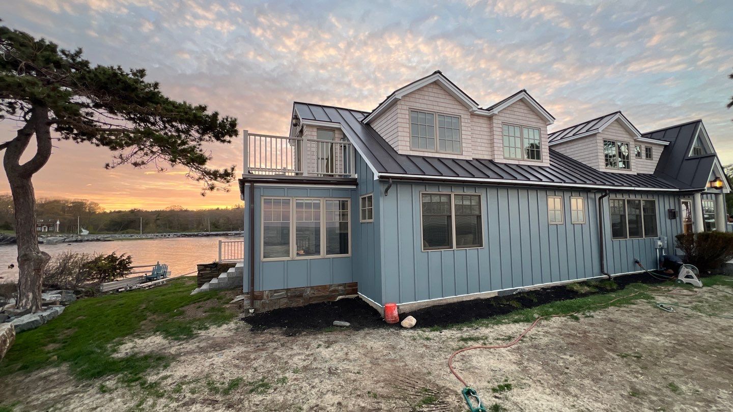 Board & Batten Siding in Cape Elizabeth, ME by CML Roofing and General Contracting