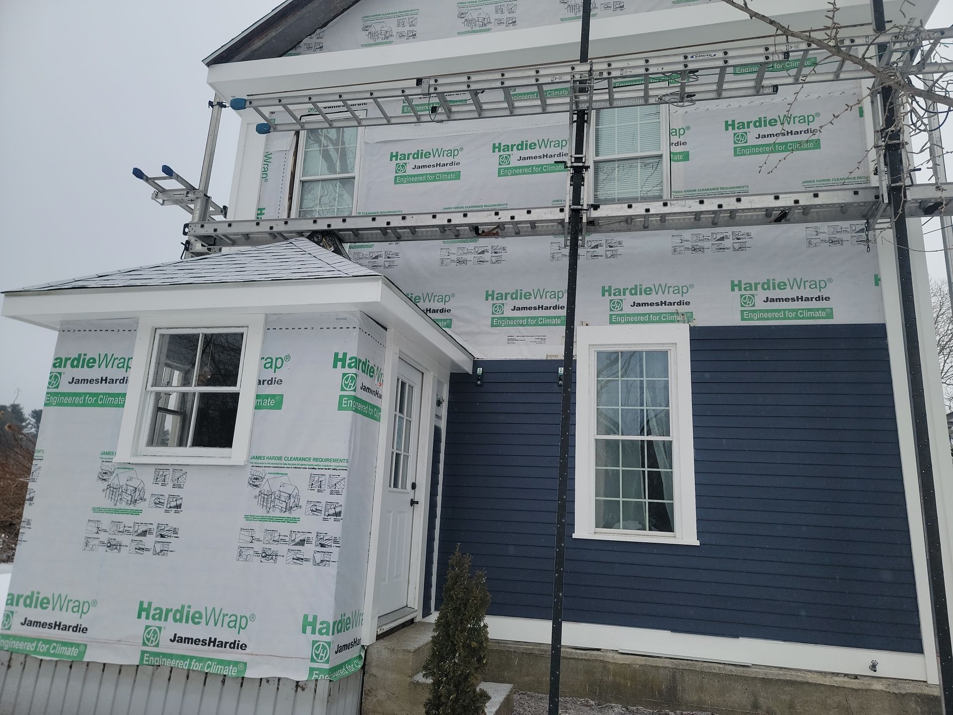Siding Installation using James Hardie by UBrothers Construction