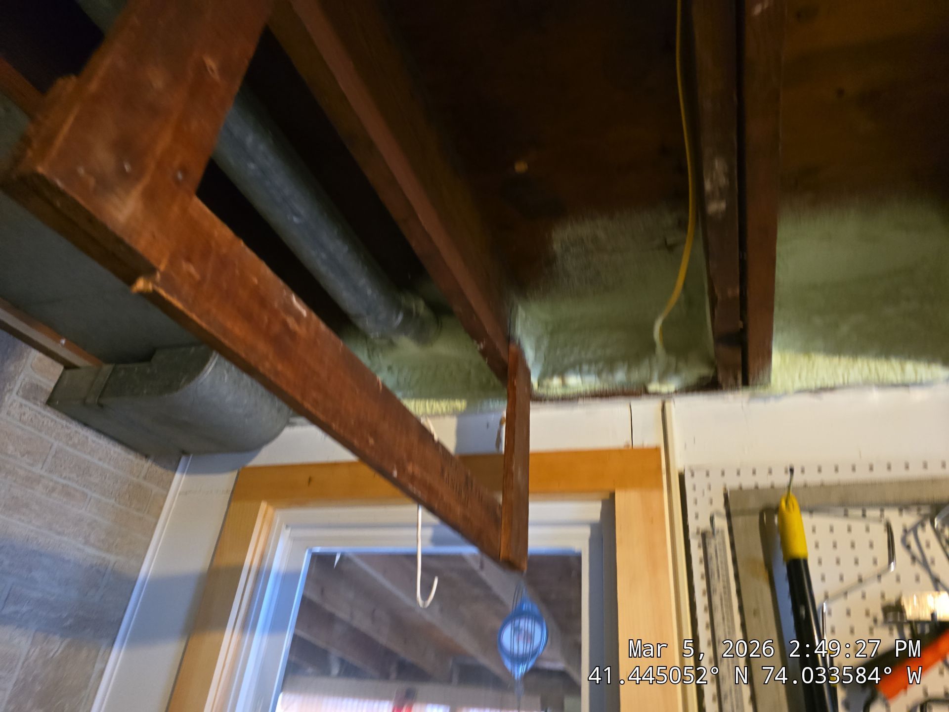 Attic Insulation using open cell spray foam by NYS Foam & Energy