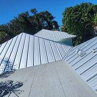 24ga 1.5" Mechanical Seam Mill Finish by Total Roofing System The Metal Roof Experts