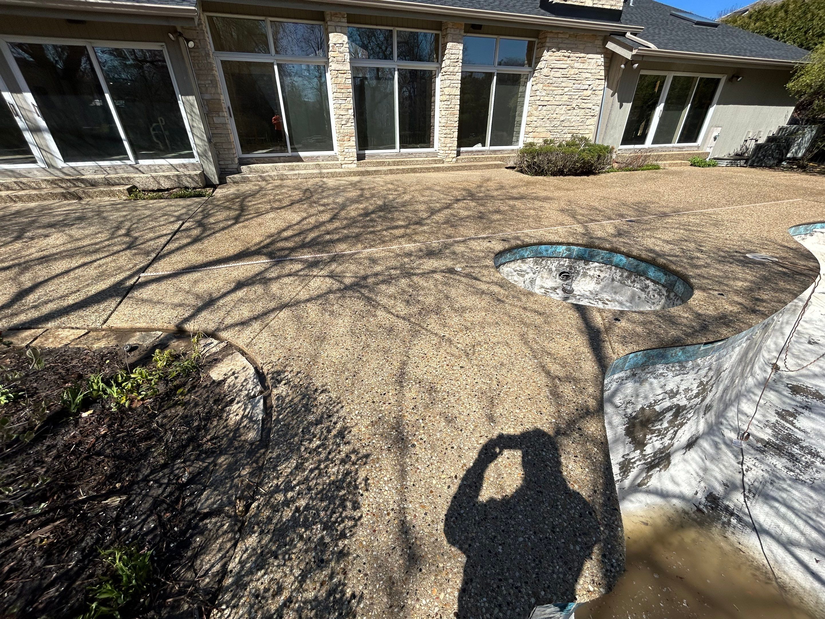 Aggregate Clean and seal using low gloss sealer by Northern Power Washing LLC.