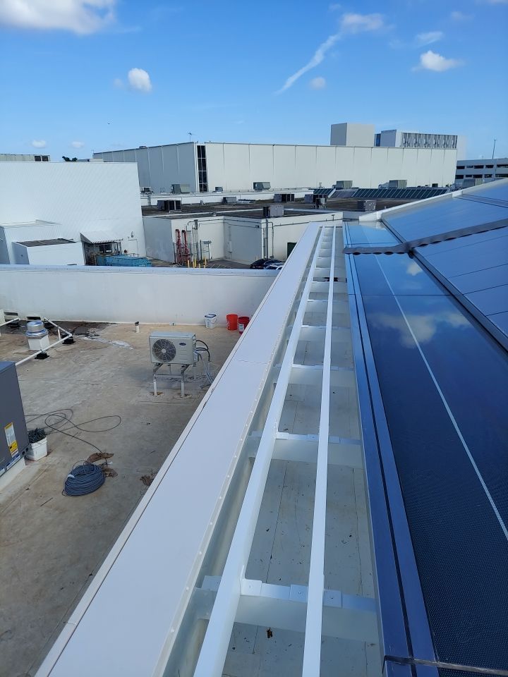 Commercial Flat Roof Installation With TPO Membrane In Kendall by AJF ROOFING INC