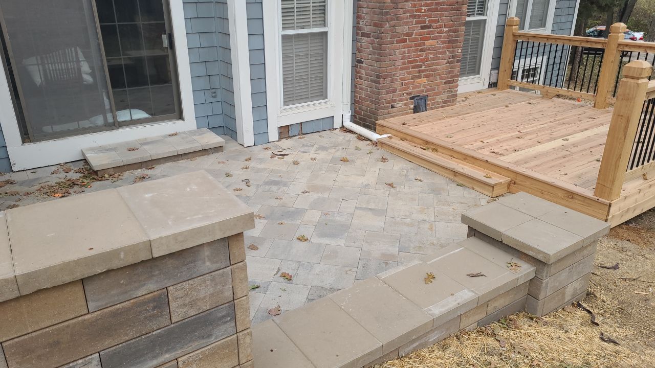 Deck and Patio Custom Build by LAND ESCAPES LLC