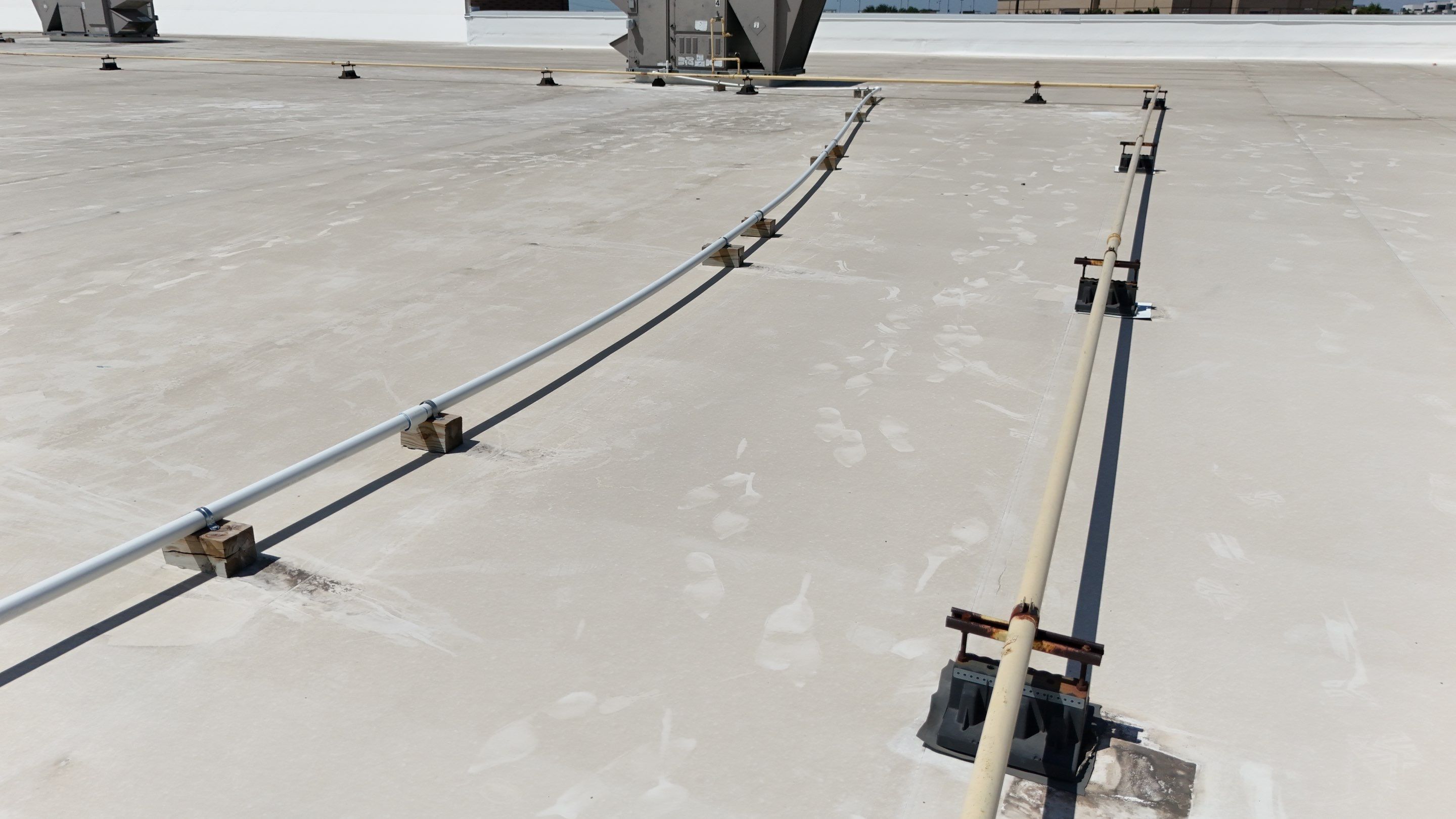 Commercial Flat Roof Repair and Safety Guardrail Installation in Plano by Armor Roofing | Exteriors