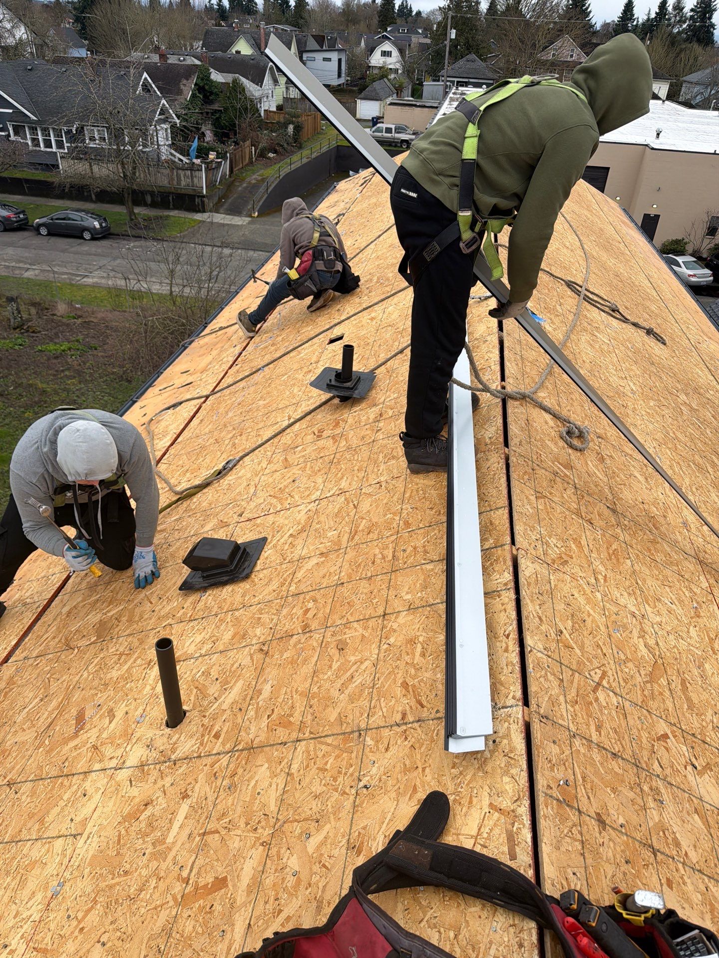Residential Roofing Installation using GAF UHDZ Shingles by Roofing Formula LLC