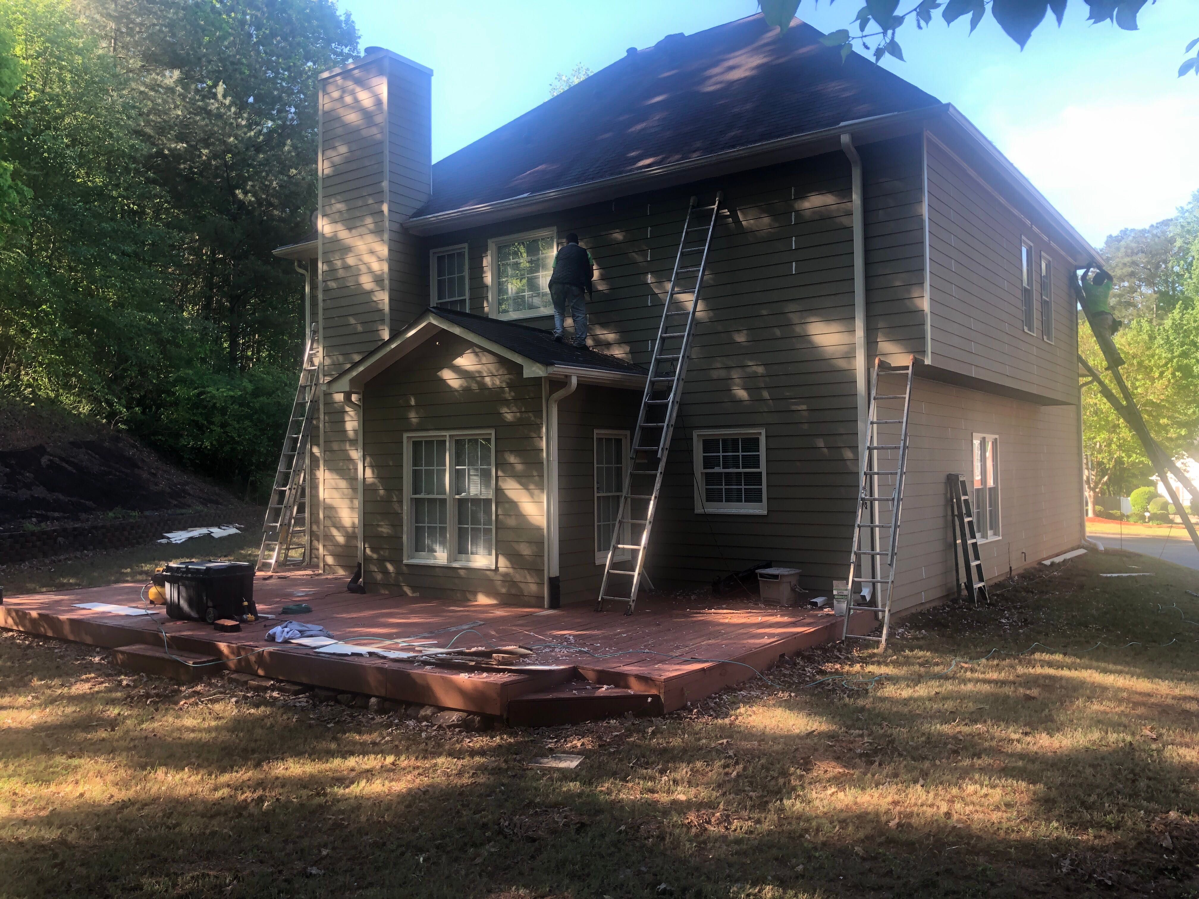 Complete Exterior Painting and Trim Refresh in Acworth by Swift Home Renovations