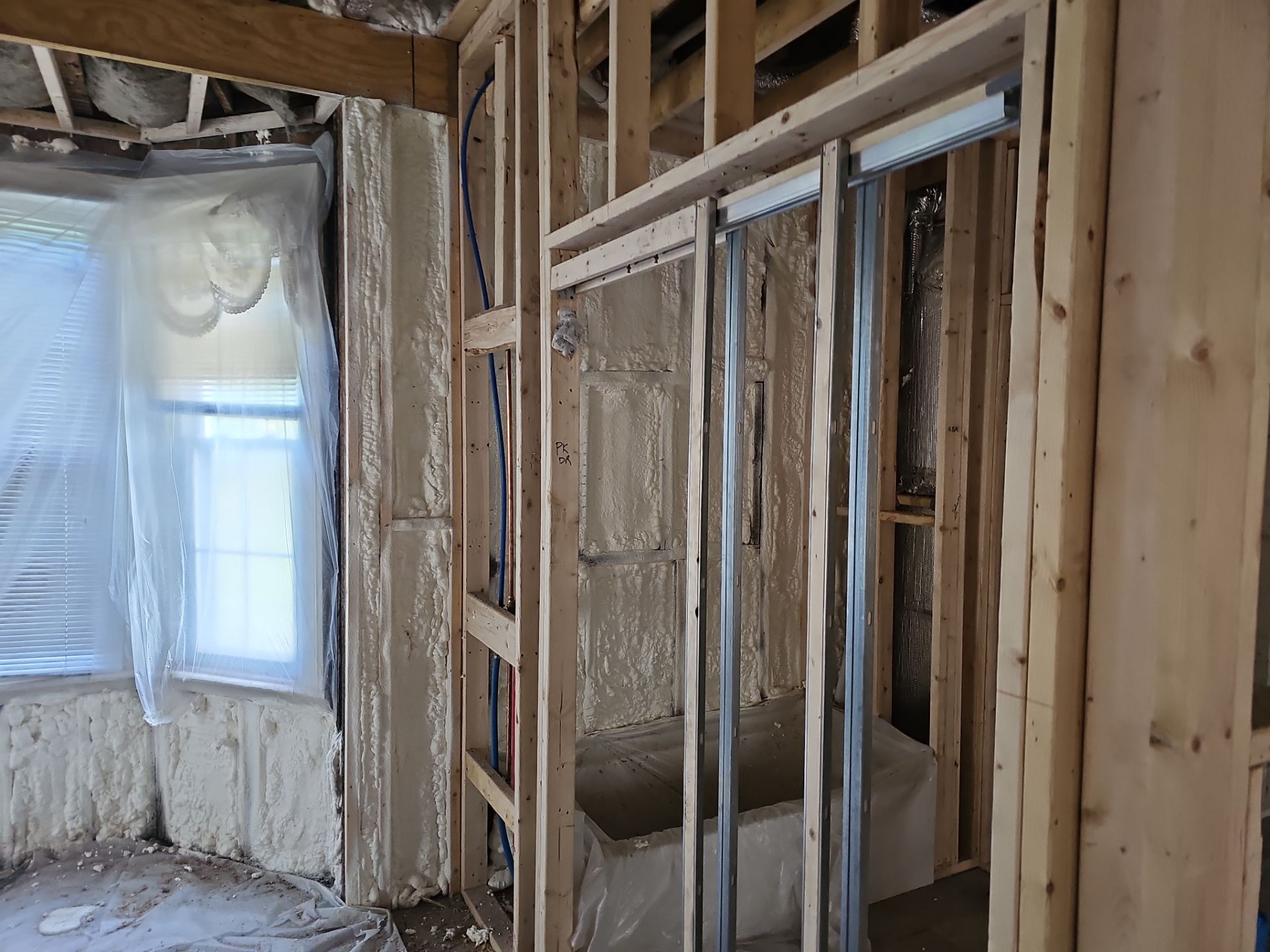 Home Remodel using Closed Cell Spray Foam by NYS Foam & Energy