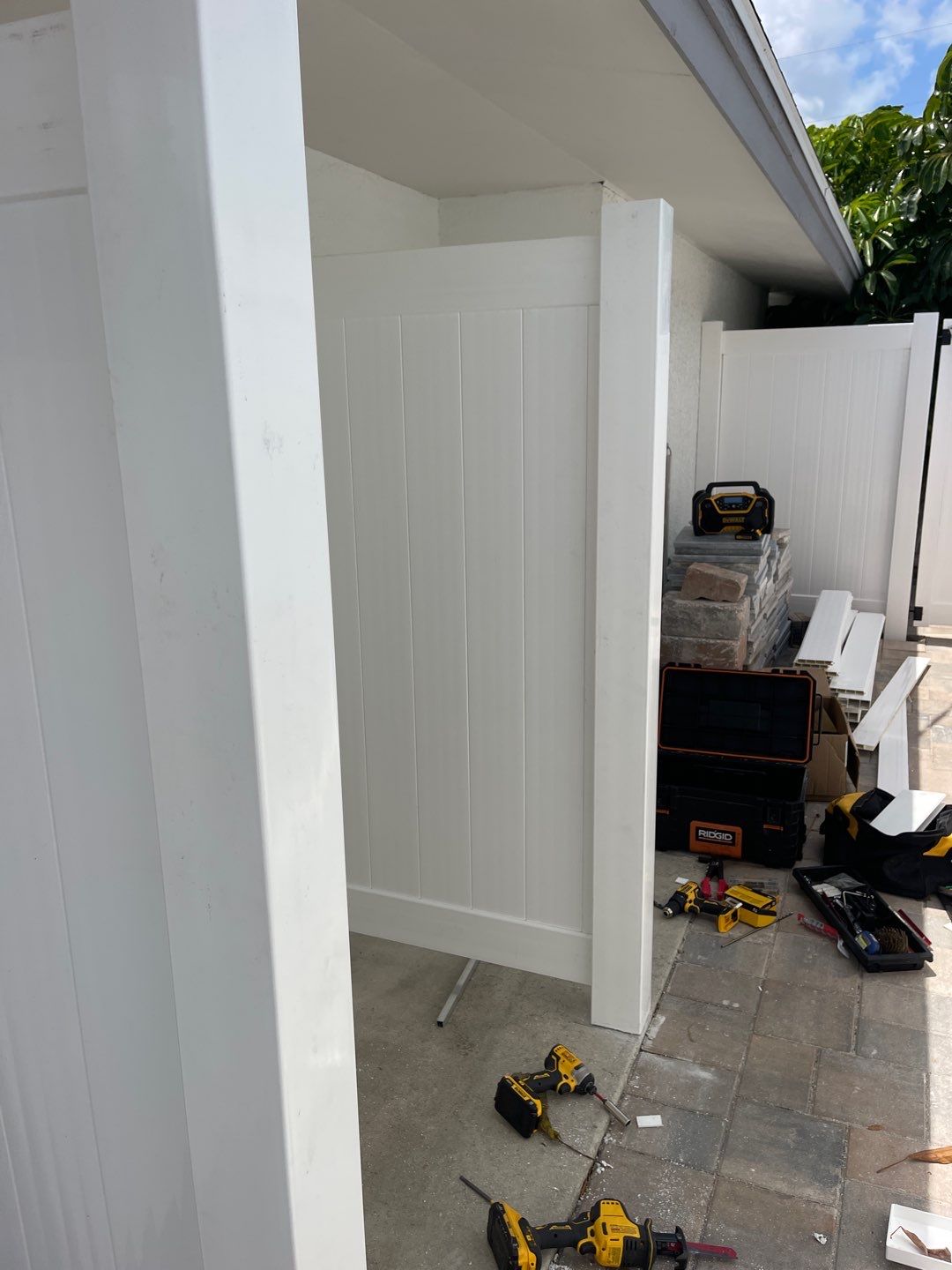 Bradenton, FL 6 ft. Tall White Vinyl Privacy Fence by Asap fence and gates, LLC