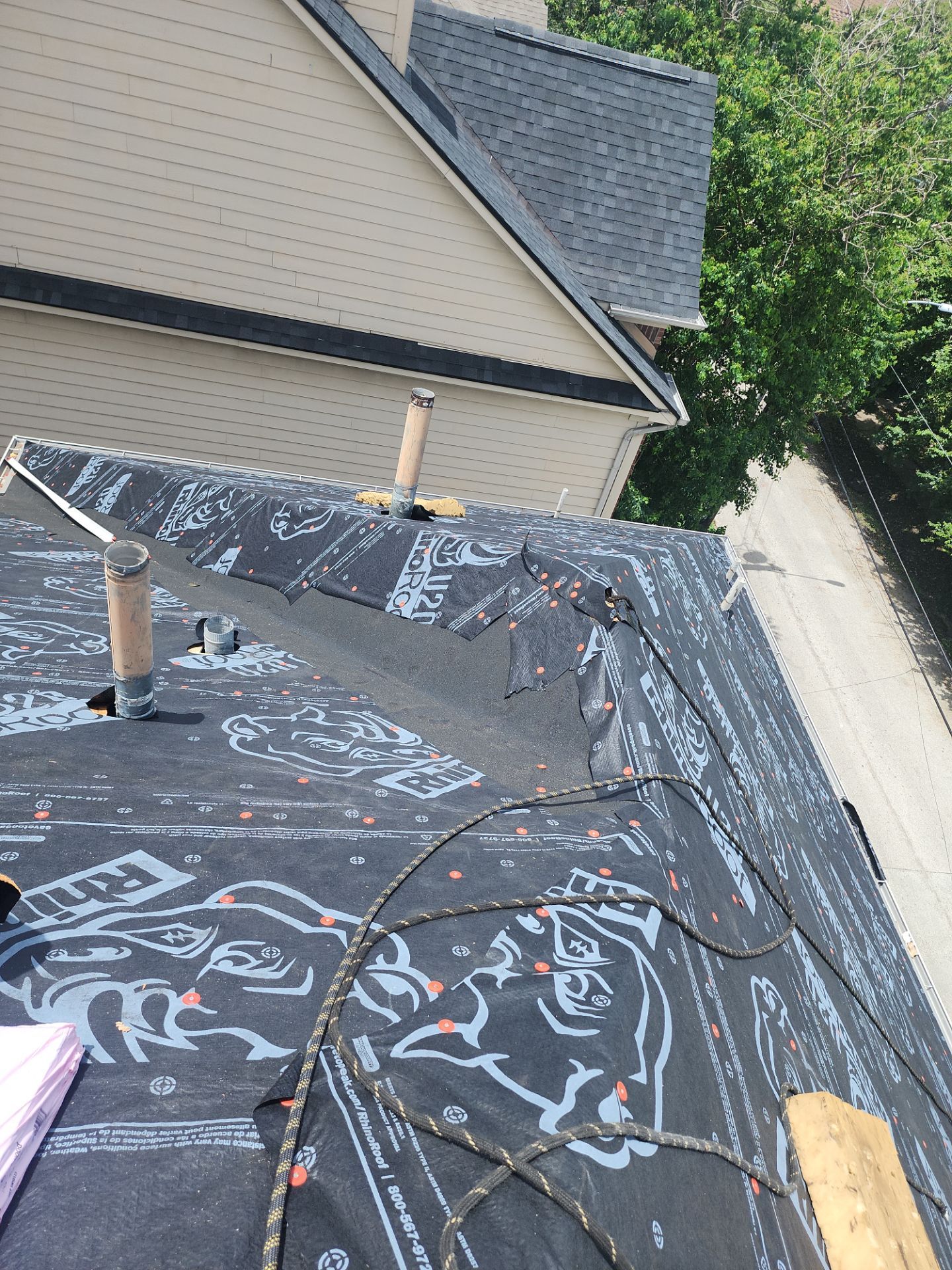 Residential Roofing Repair using Owen's Corning Duration (Lifetime) Shingles by Roof Repair Company