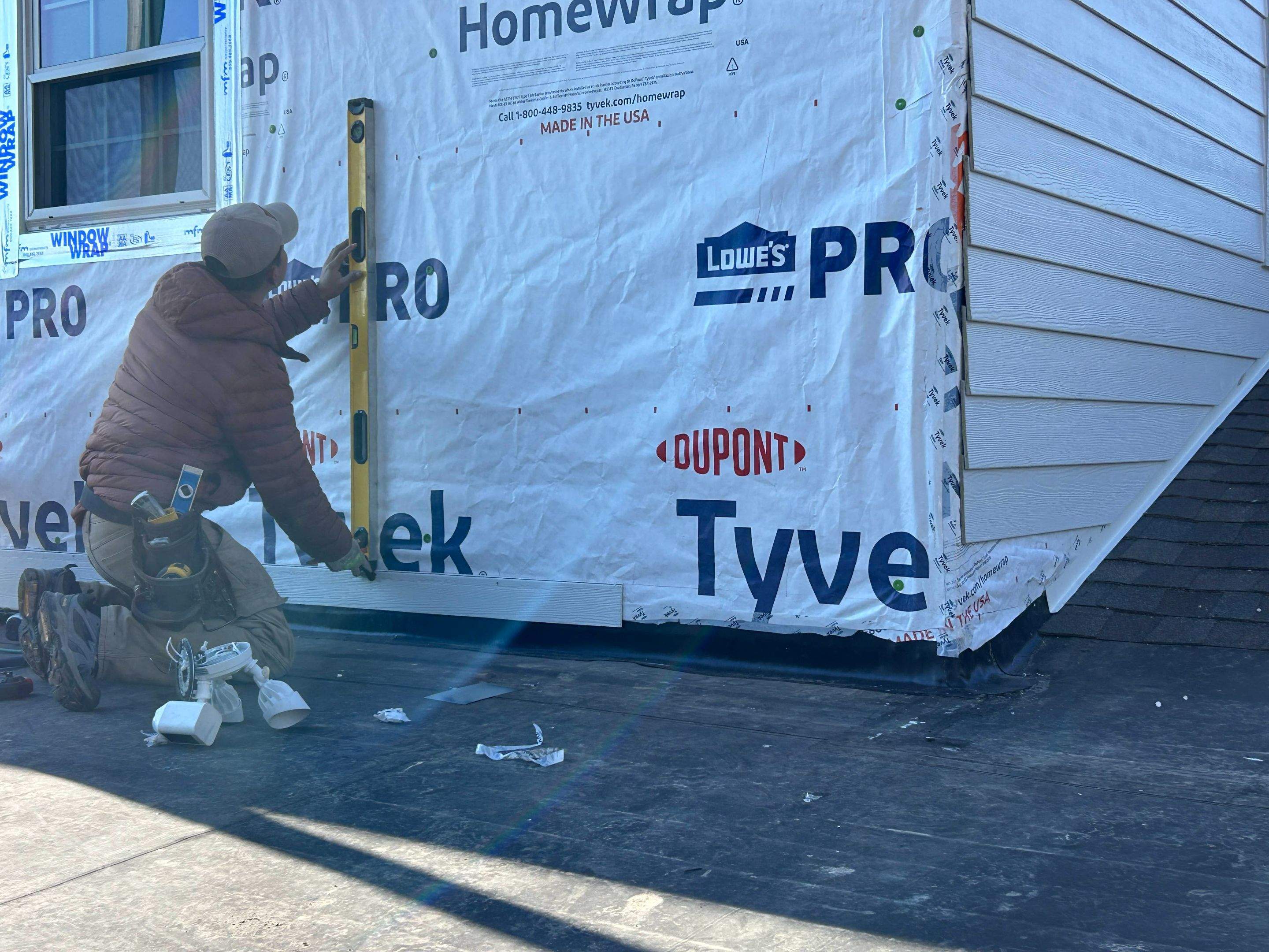 James Hardie Vinyl Siding Installation on Two-Story Brick Home in Sewickley by Ideal Siding Pittsburgh