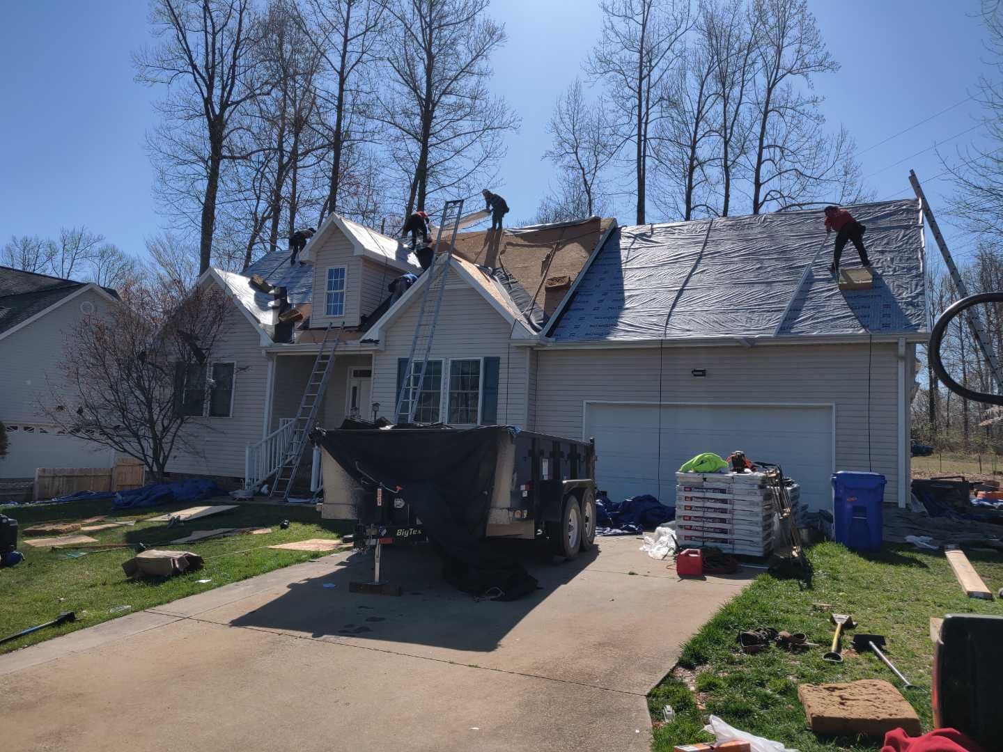 Residential Roofing Installation using Roof Replace by American Roofing NC