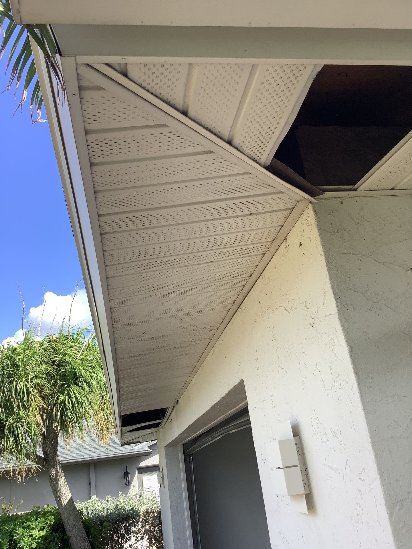Soffit Installation in Sarasota FL by Gutter Professors