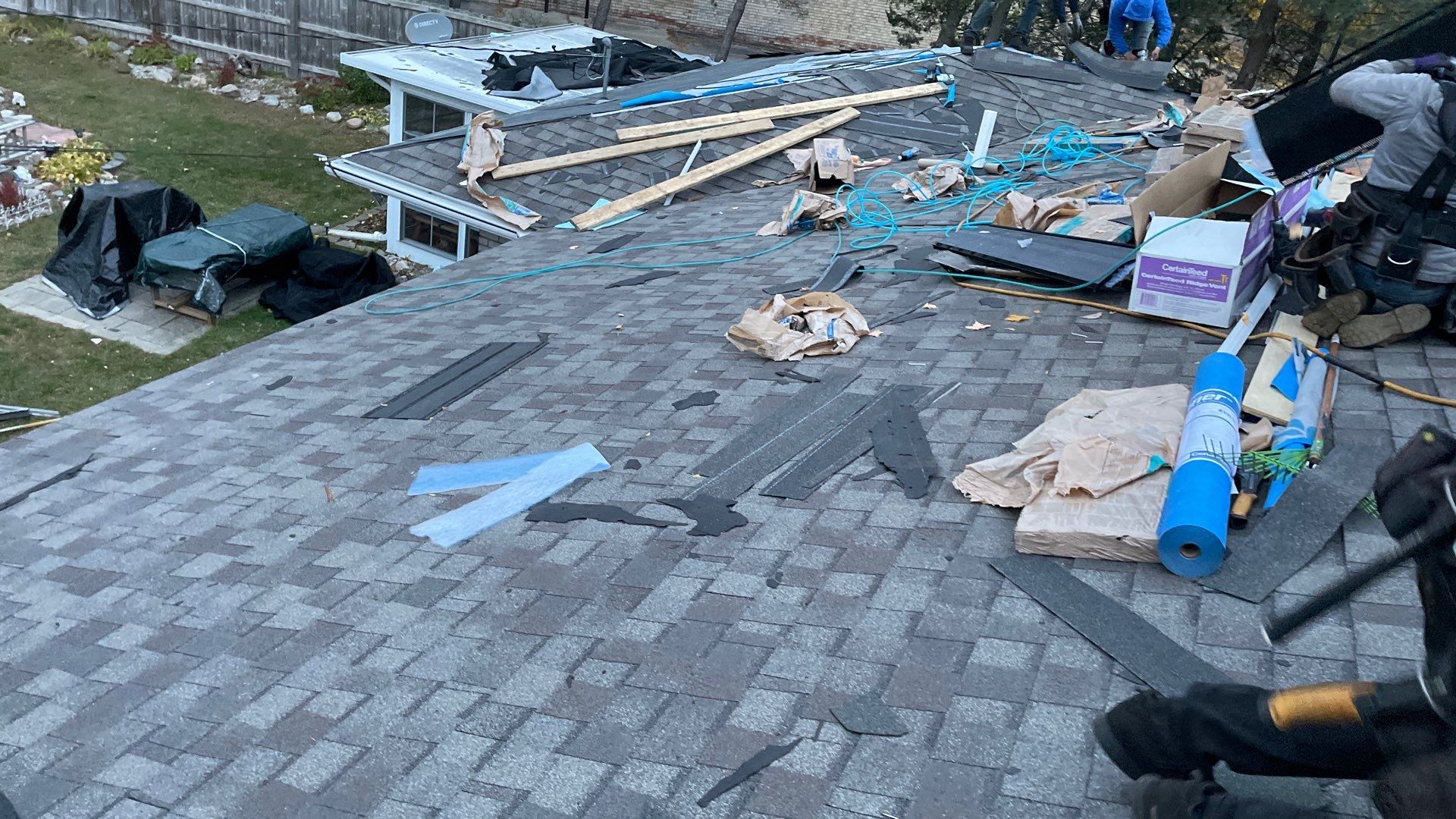 Roof Replacement using CertainTeed Landmark by 180 Contractors