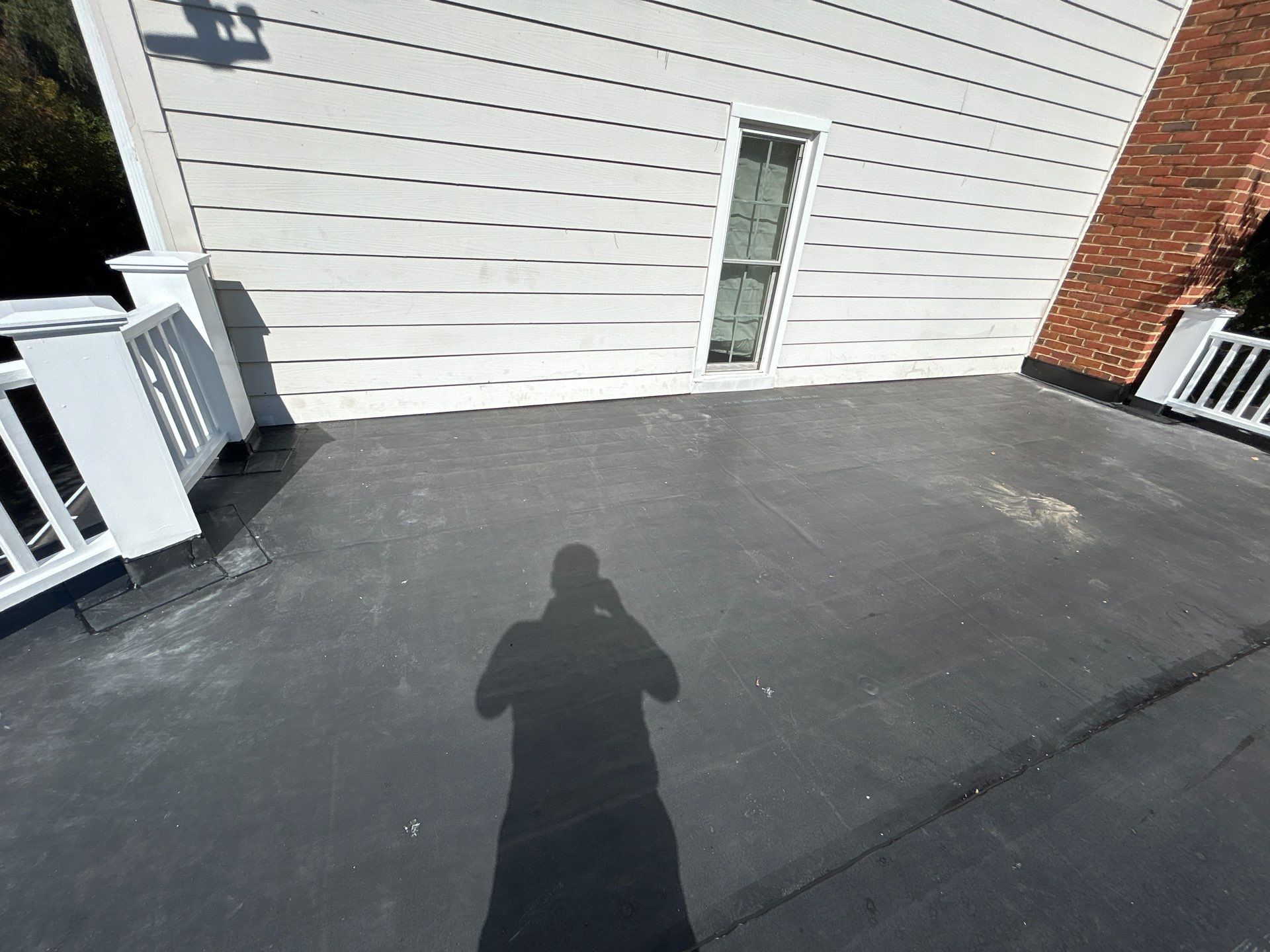 McLean - Residential Flat Roof Replacement with Carlisle Syntec EPDM by RM Banning, Inc.