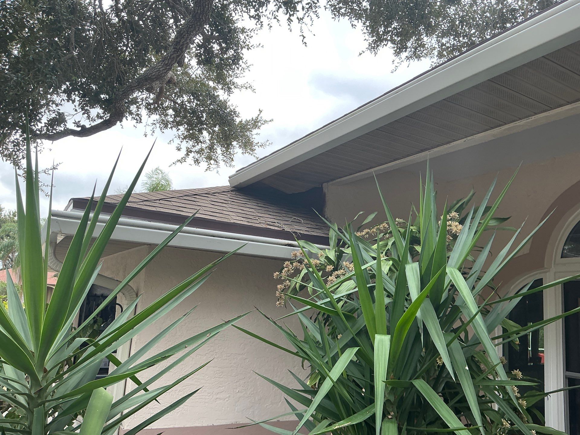 Seamless Aluminum Gutter Installation using 6 Inch Seamless Gutters in Sarasota FL by Gutter Professors