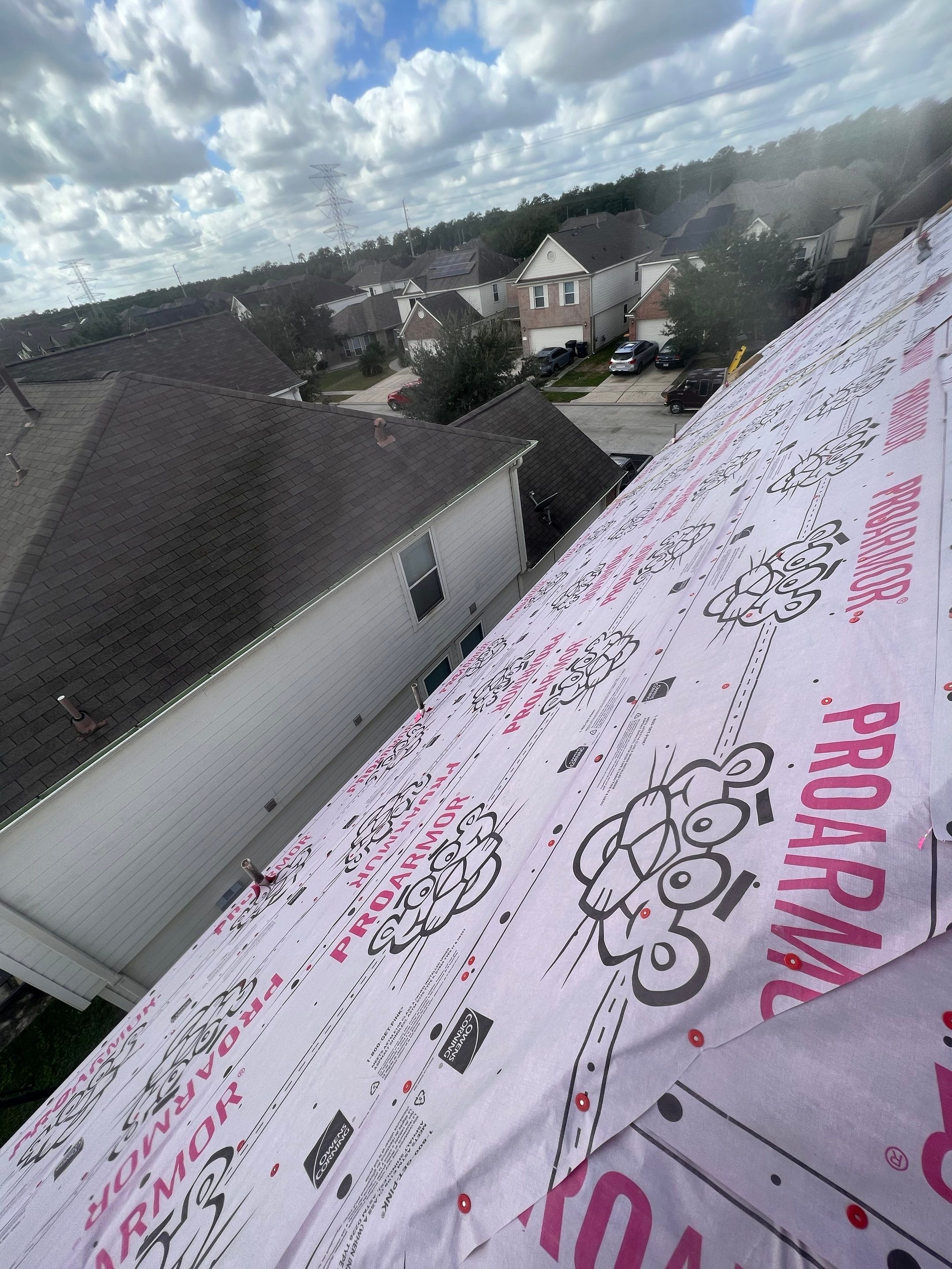 Residential Roofing Repair using Owen's Corning Duration (Lifetime) Shingles by Roof Repair Company