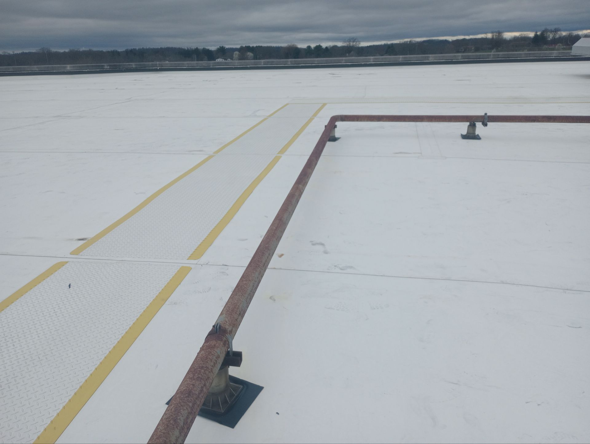 John Glenn High school Roof Install by Gold Star Roofing LLC 