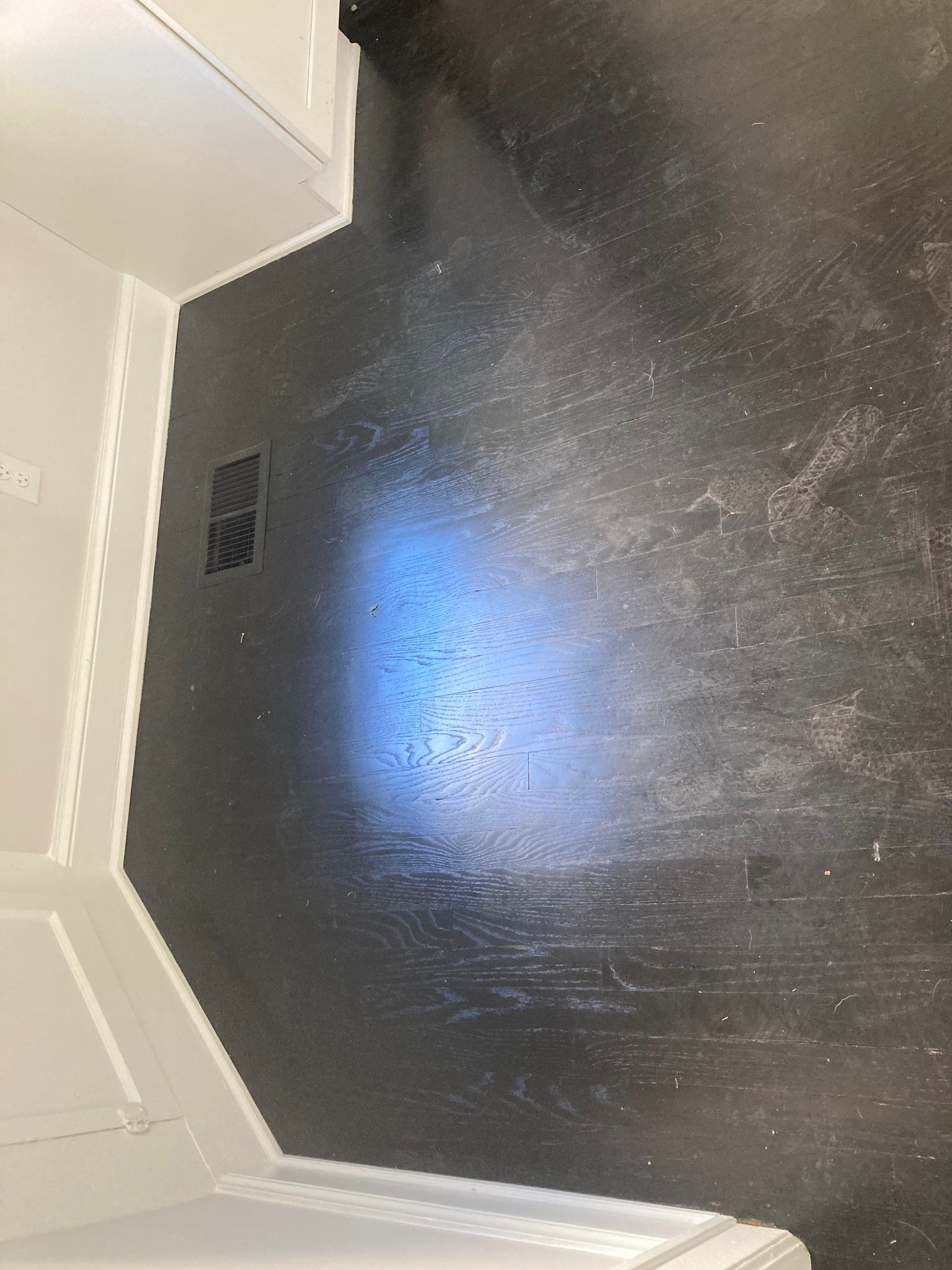 Hardwood floor refinish/restore by Footprints Floors of Nashville