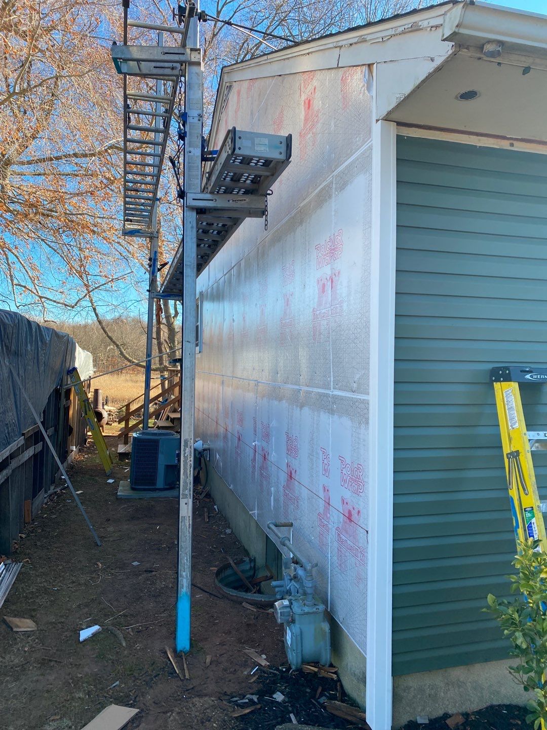 Siding Installation using Certainteed Mainstreet Forest Green by A Plus Exterior