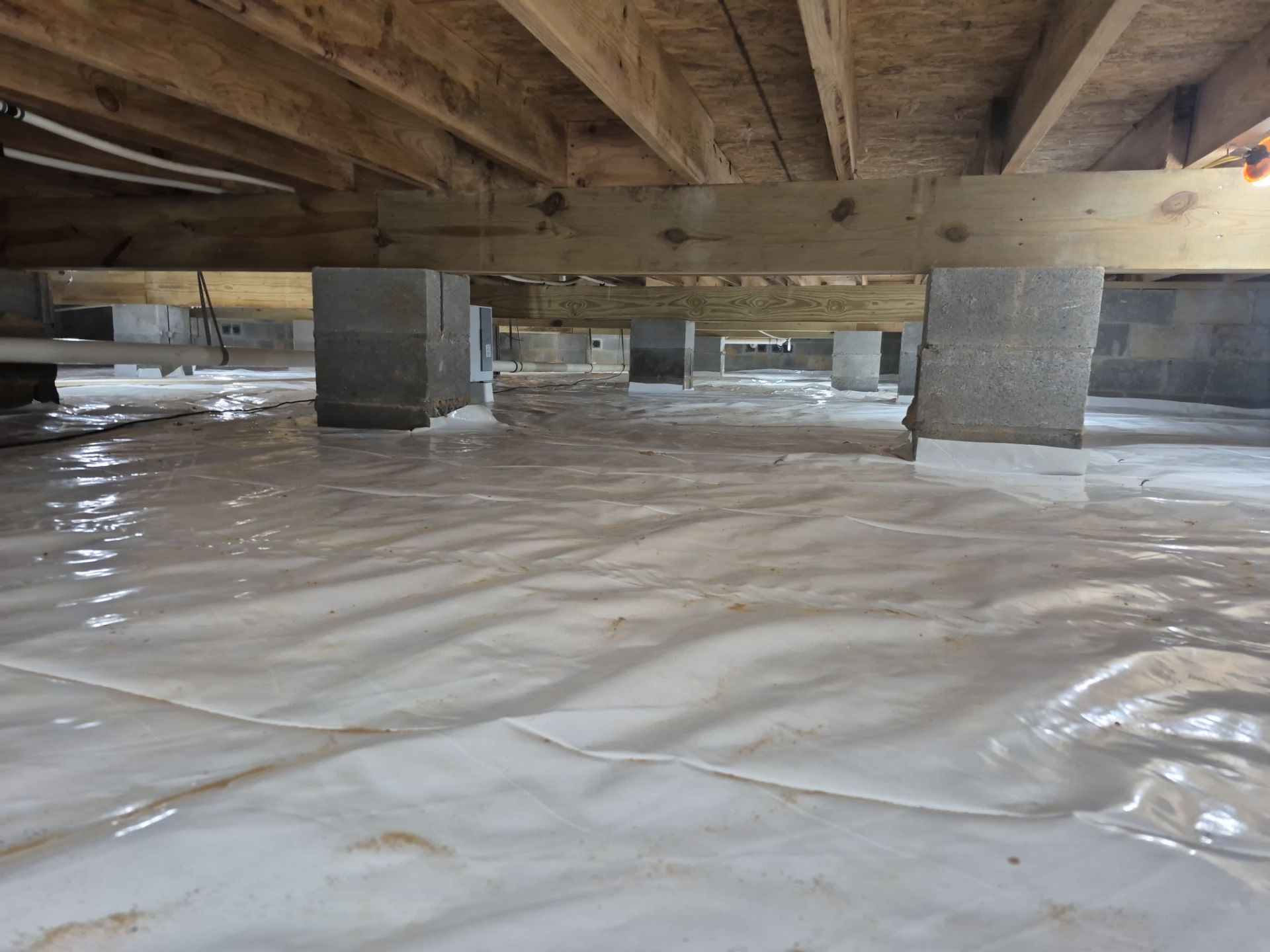Project in Suffolk by Patriot Crawl Space Repairs
